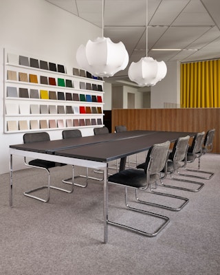 MillerKnoll San Francisco Showroom Antenna Table Cesca Chair