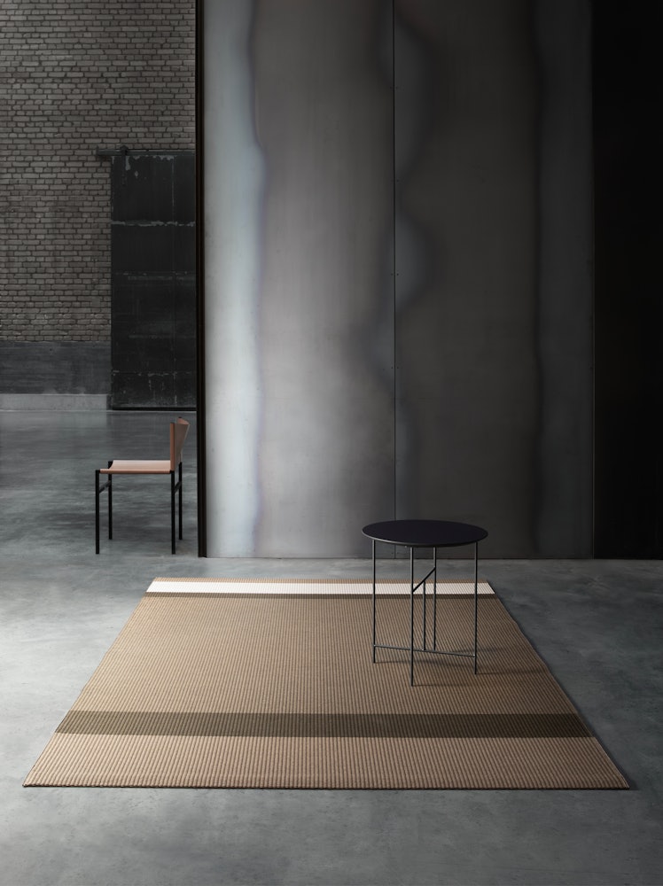 Panorama Paper Yarn Rug - Nutria_Onyx, 6 x 9