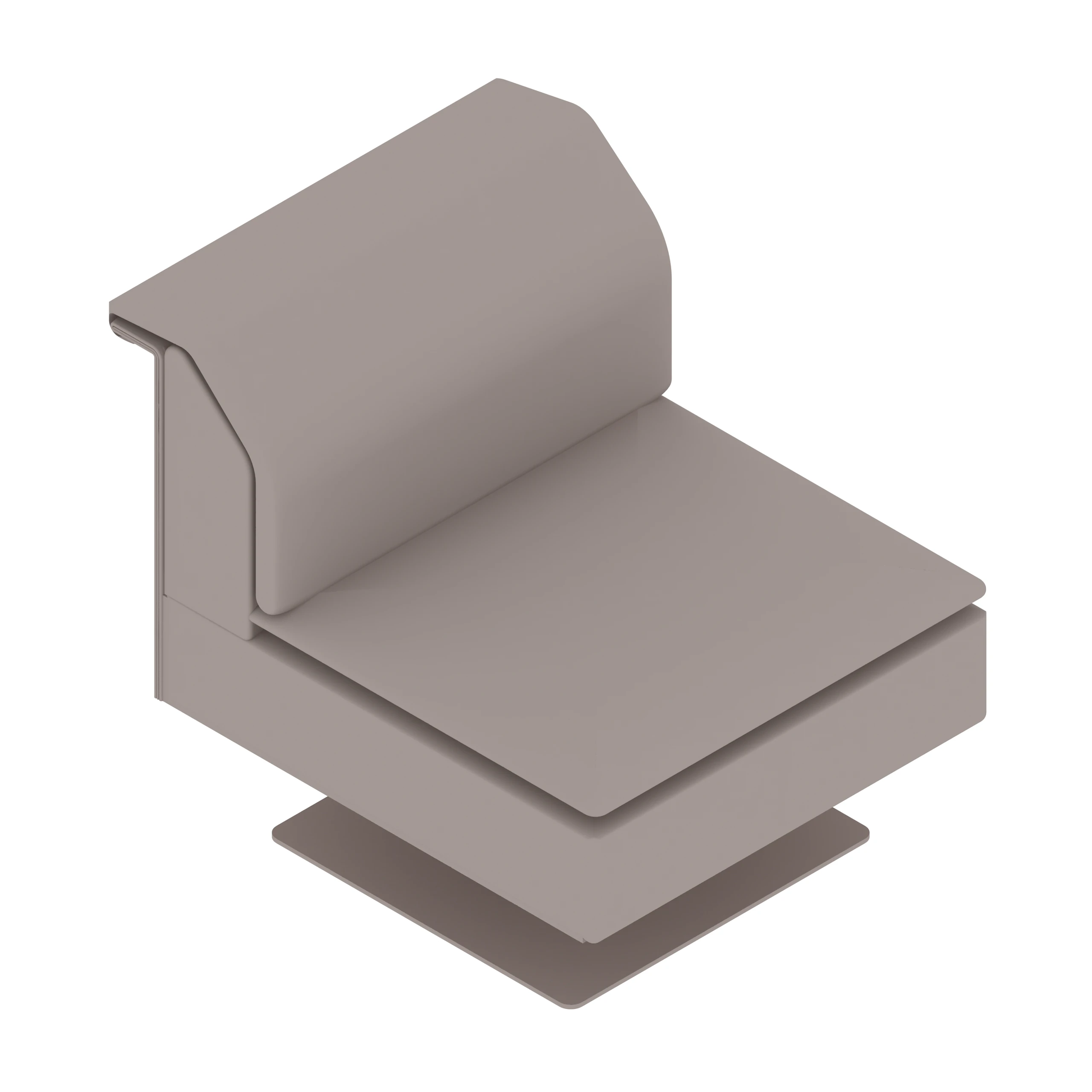 A generic rendering - Mantle Club Chair | Armless | Swivel Base