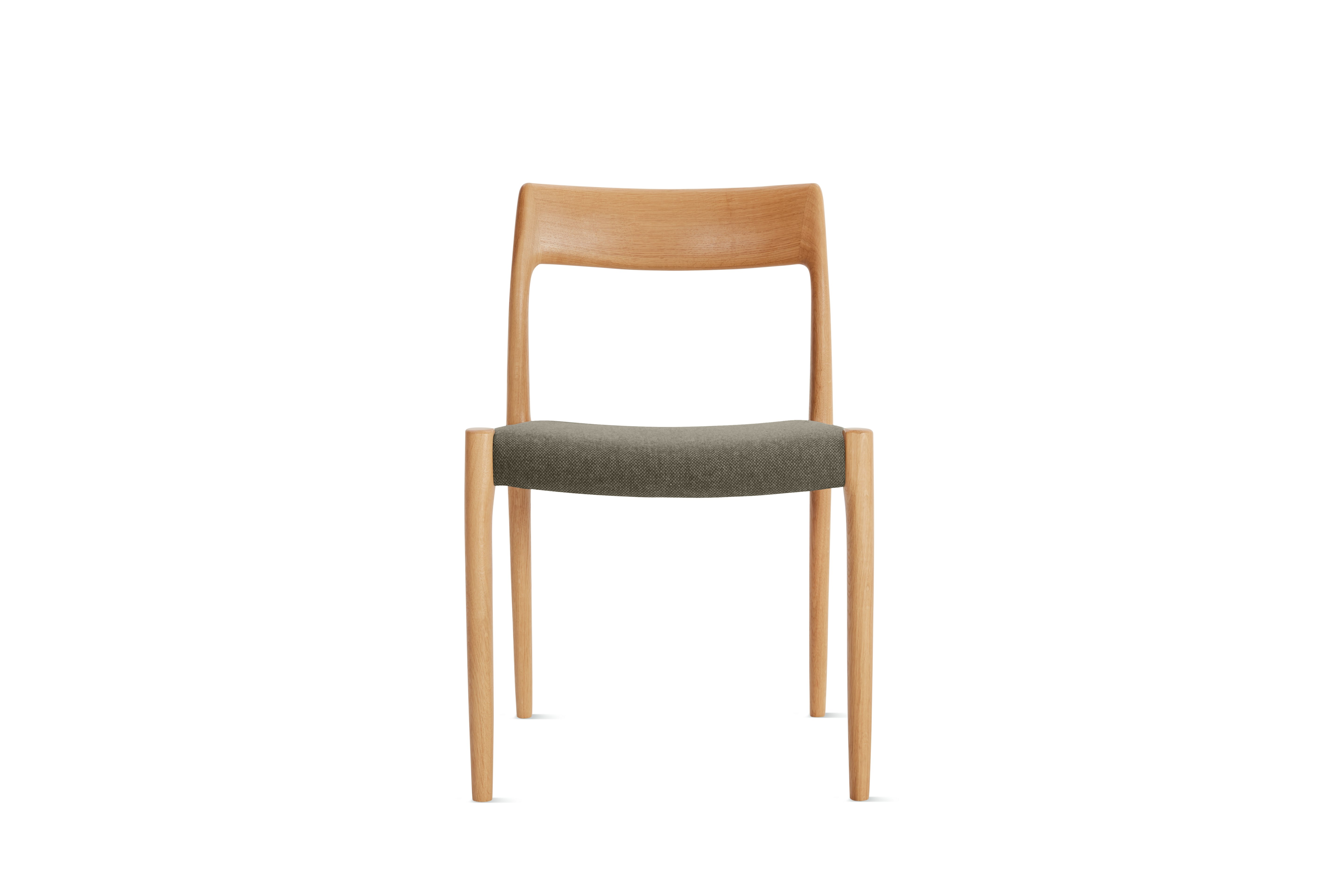 M&oslash;ller Model 77 Side Chair, Upholstered Seat