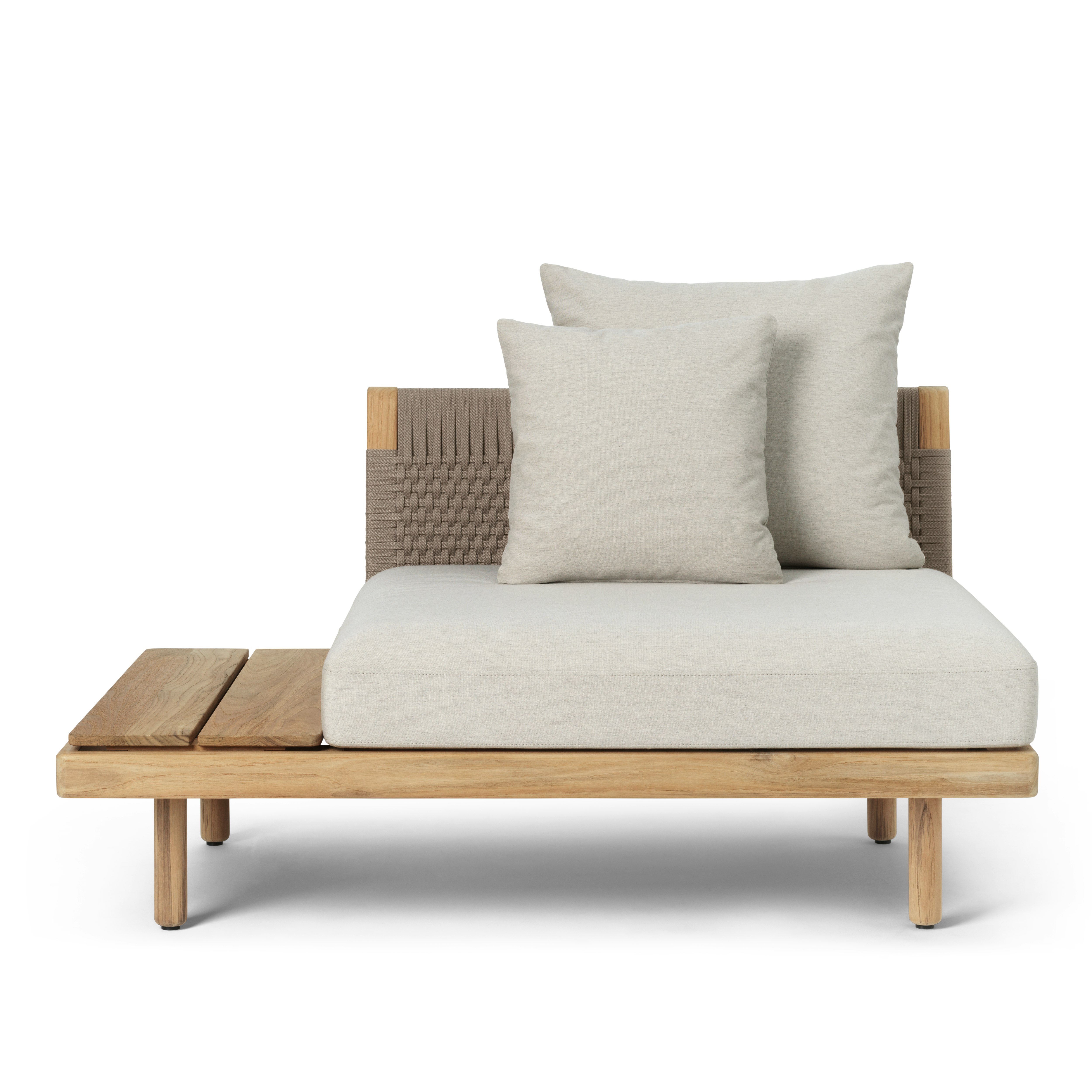 E520 Embrace Outdoor Armless Module with Table