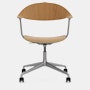 Mynt Task Chair - Oak, Blasted Aluminum