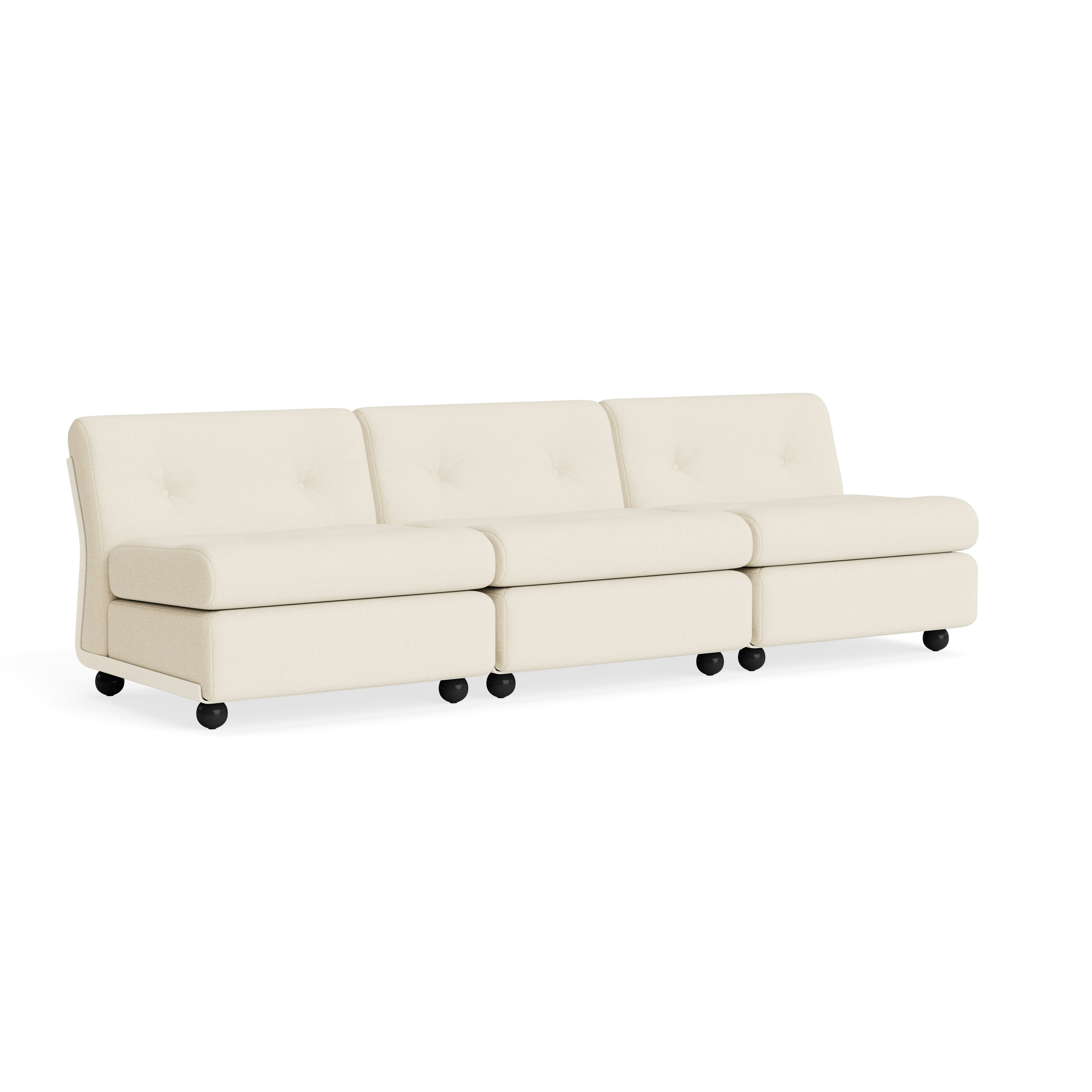 Amanta Sofa - Three Seater, Turf, Cream, Cream Beige