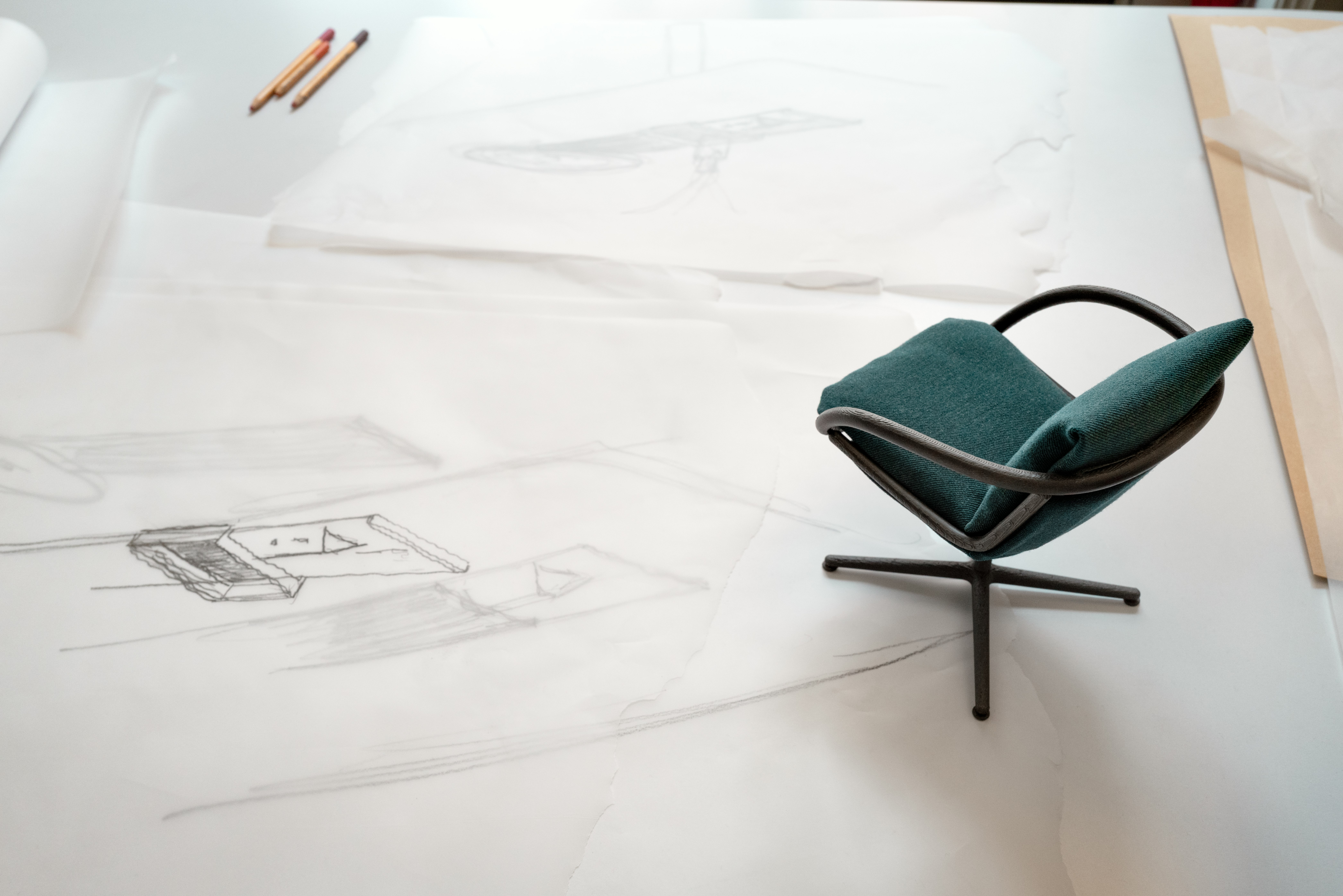 EOOS studio close up of a product model