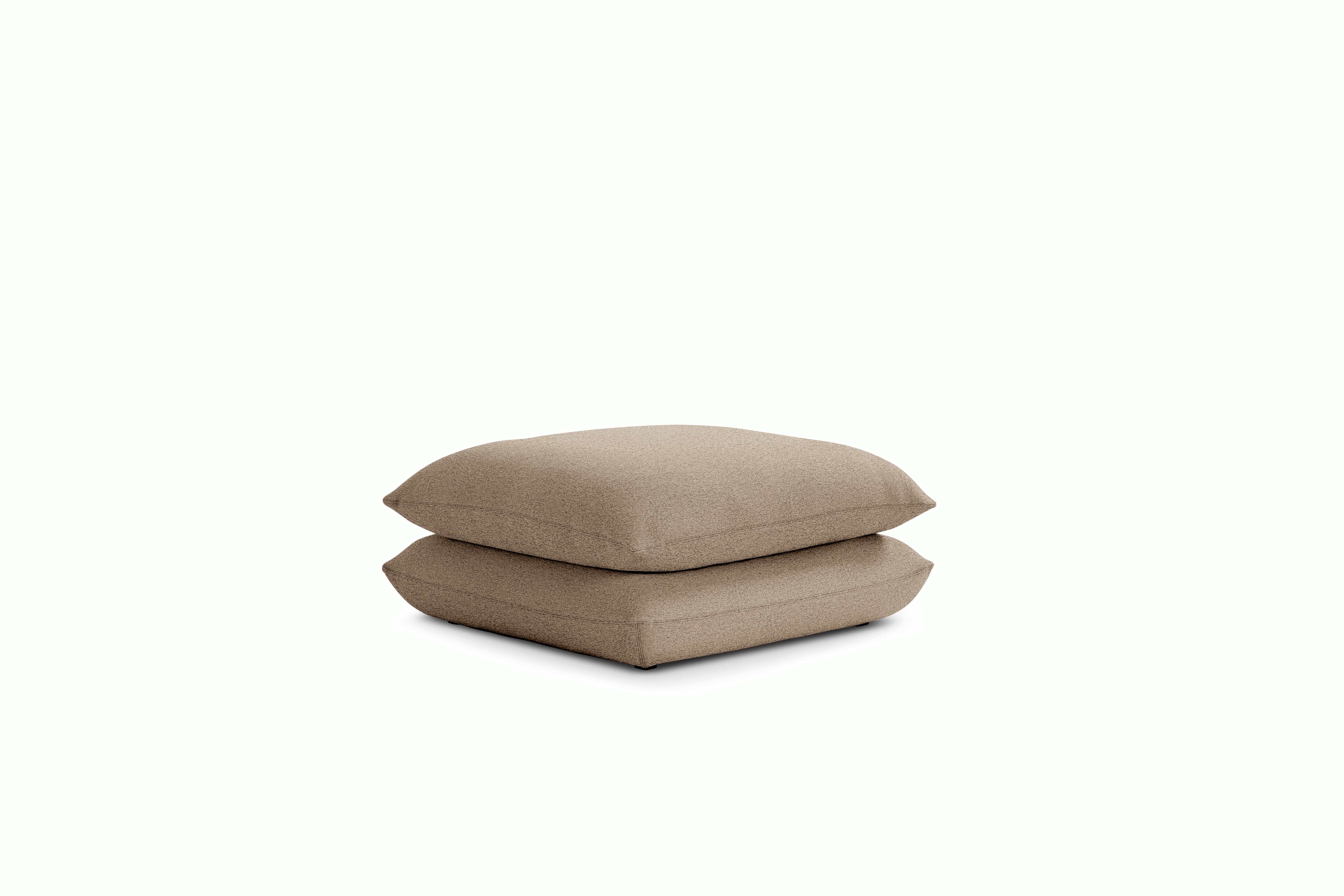 Pillo Ottoman - Standard or Deep Puff  Taupe
