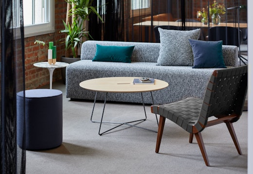 rockwell unscripted coffee table k. lounge modular seating rockwell unscripted ottoman muuto tube base Risom Lounge Chair Saarinen Side Table leaf floor lamp around coffee table essentials welcoming community
