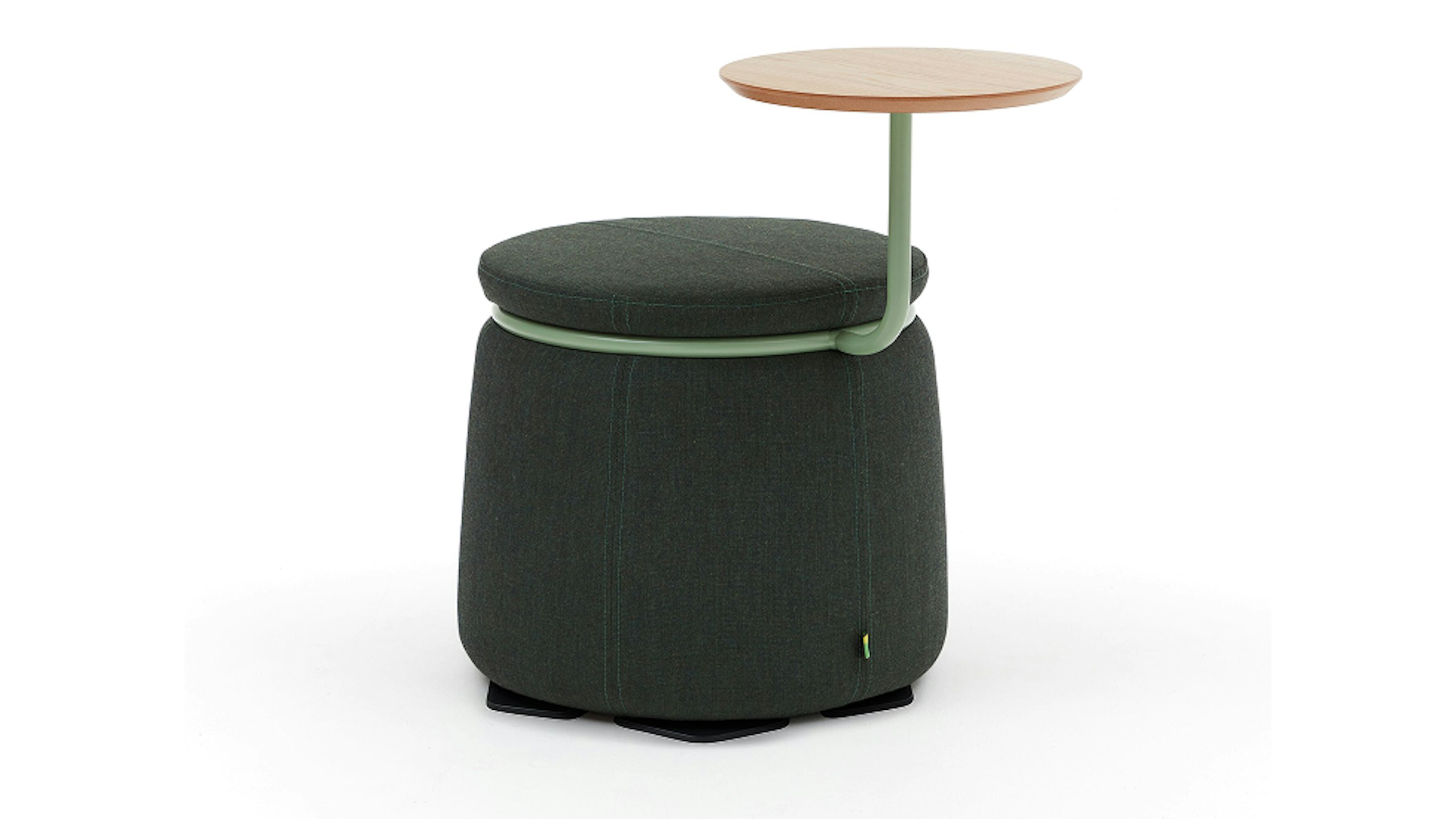 A dark green Lasso Stool by NaughtOne