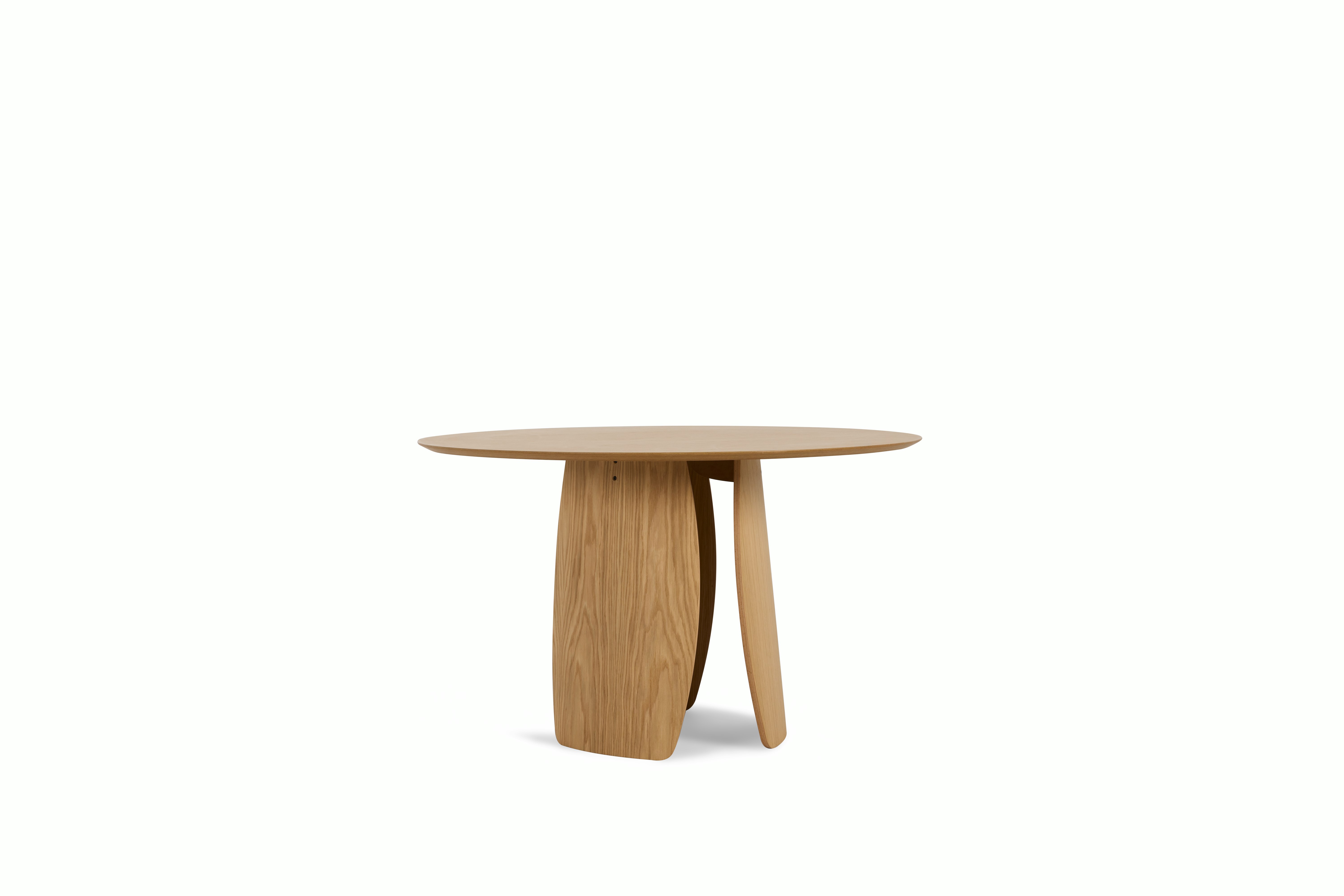 Lorea Dining Table - oak,  round
