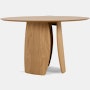 Lorea Dining Table - oak,  round