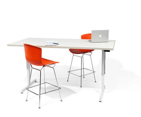 Pixel Electric Height Adjustable T-Leg Table