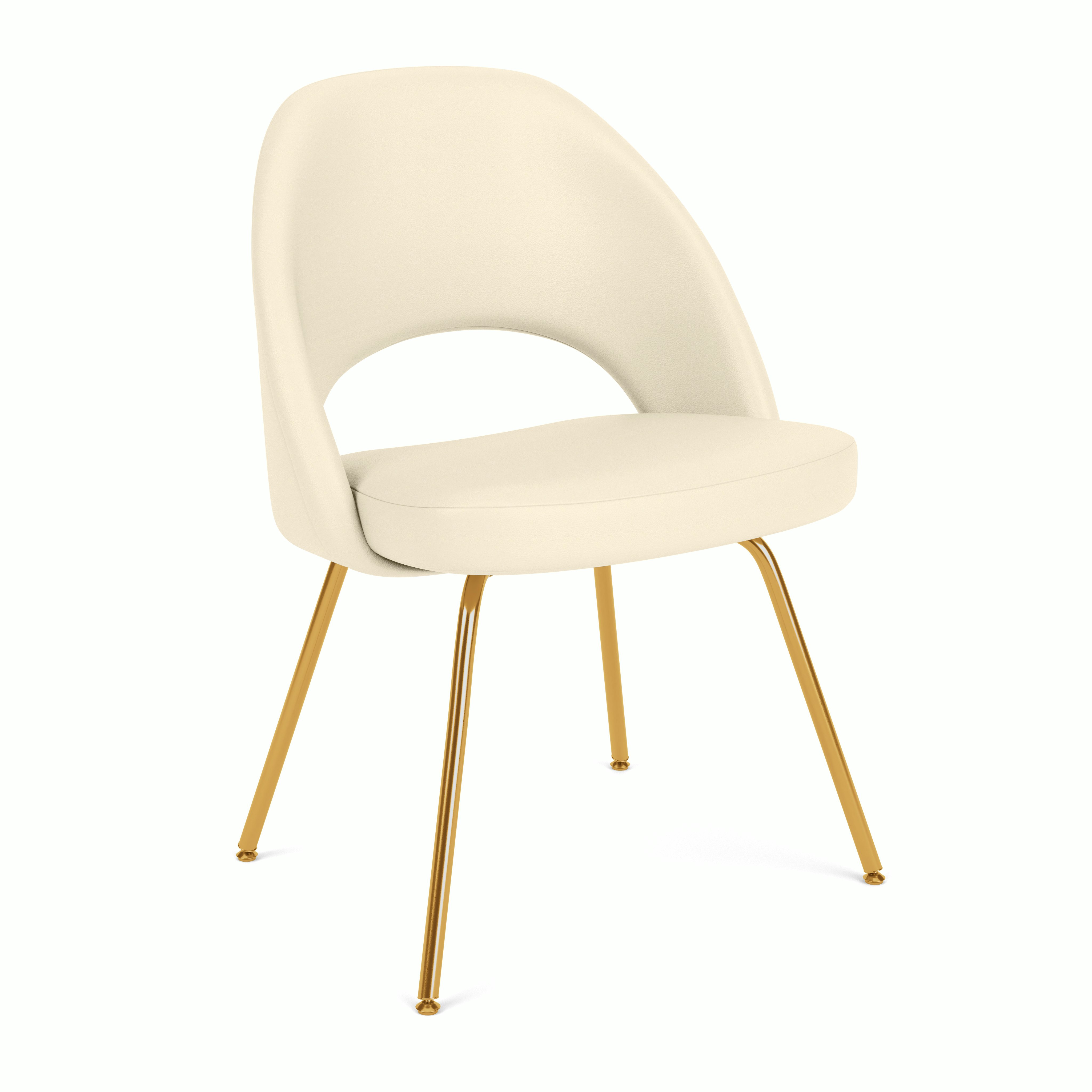 Saarinen Executive Side Chair - Prairie,  Salt Shaker,  Gold