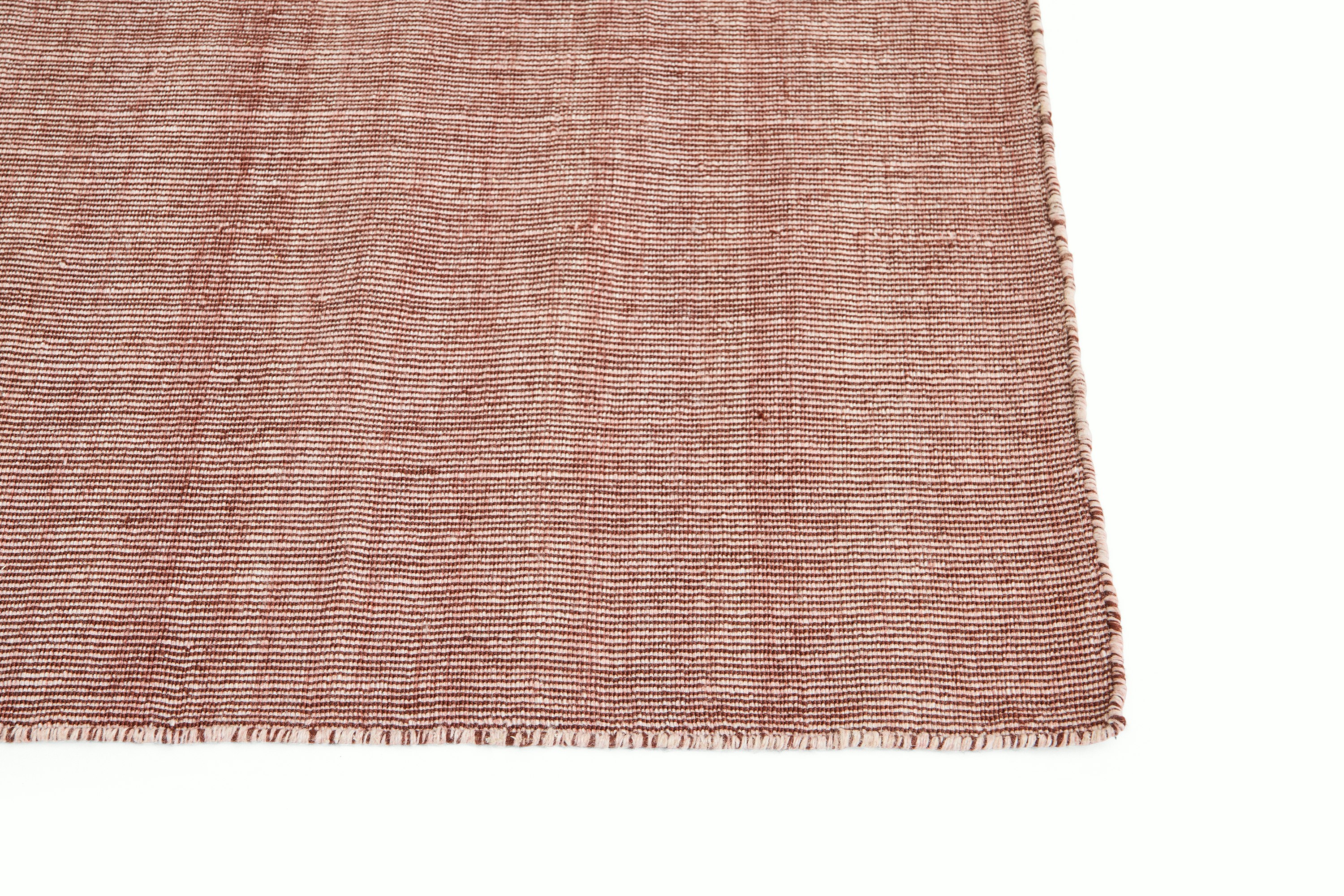 Haze Outdoor Rug detail in iron red