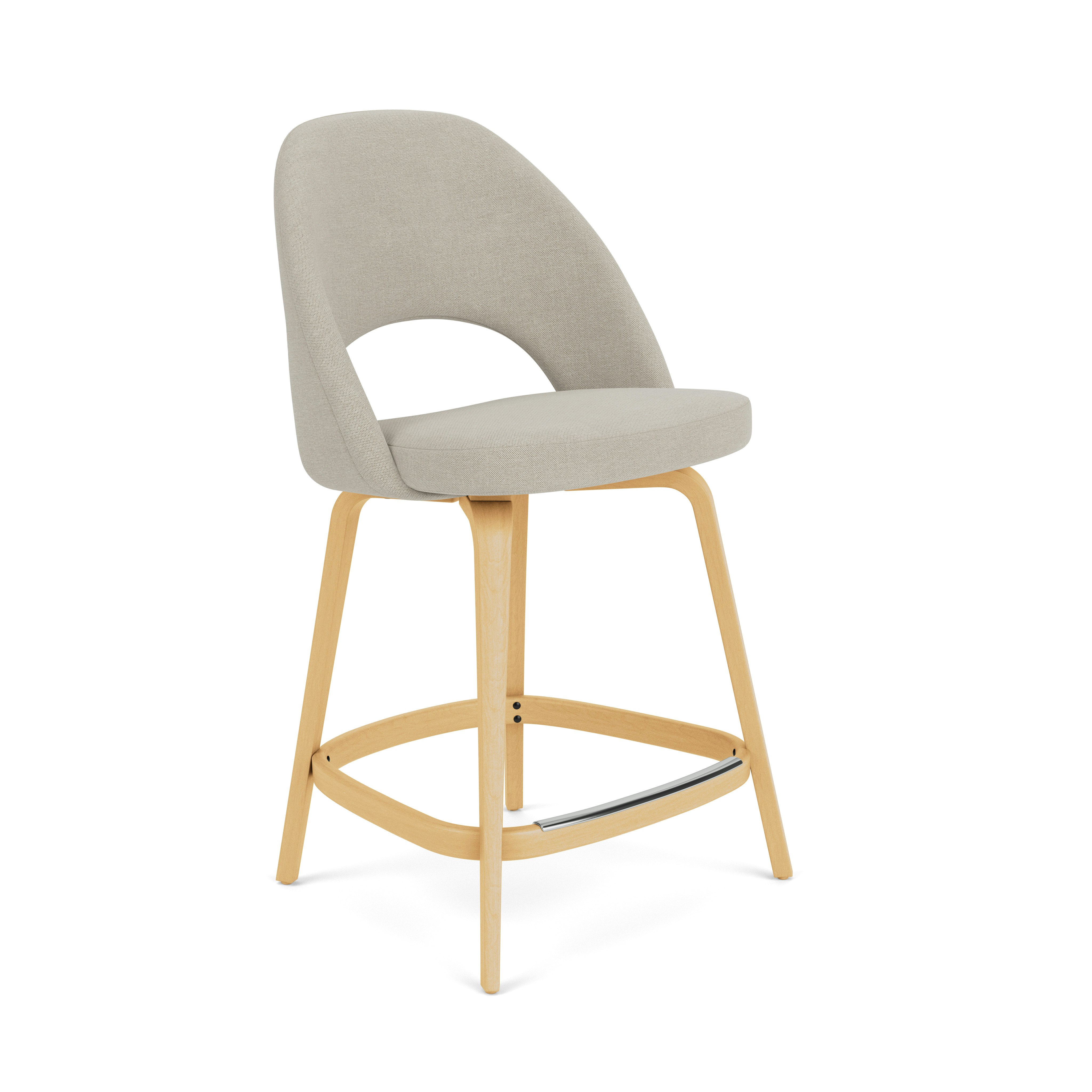 Saarinen Executive Stool - Counter Height, Crossroad, Almond, Oak