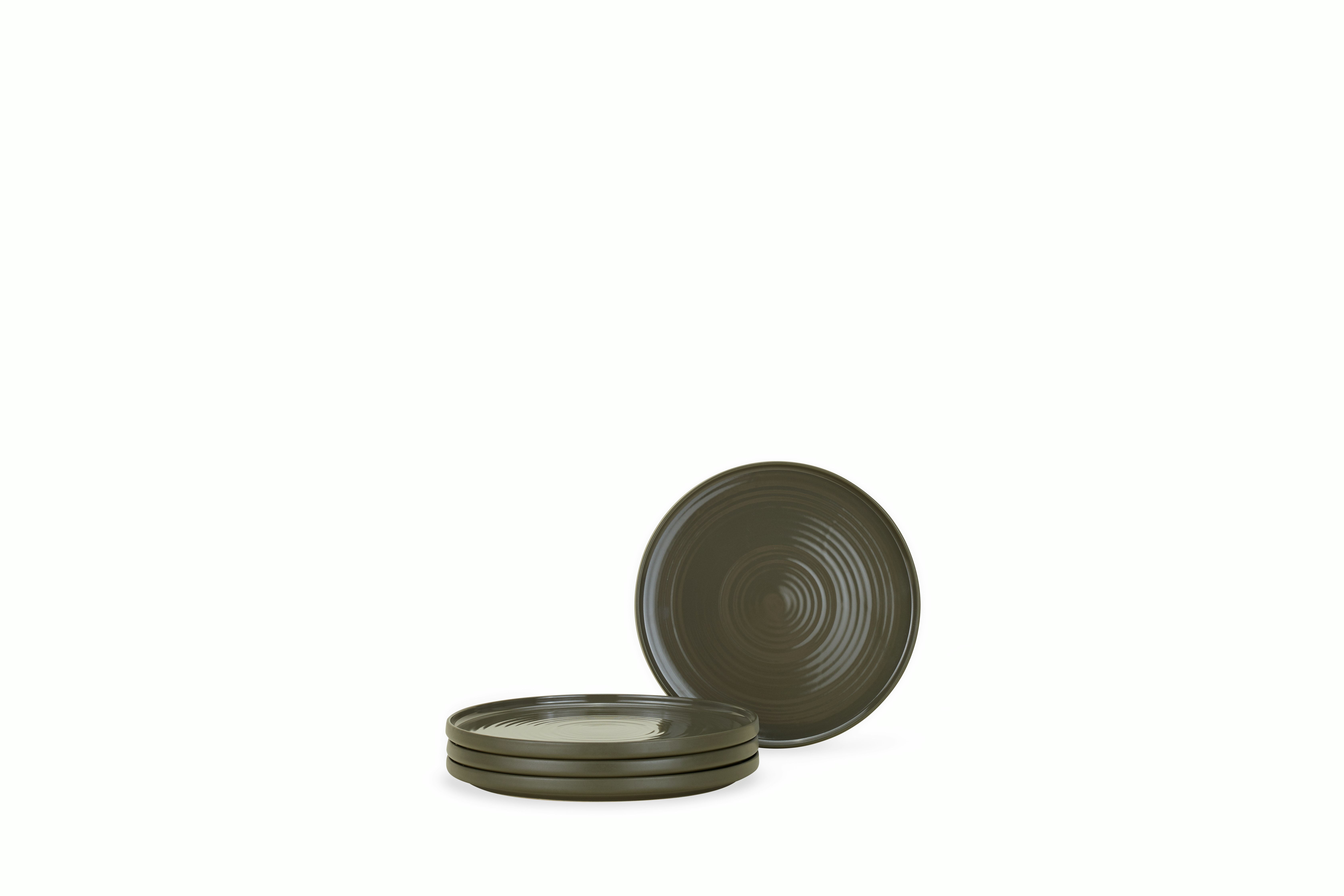 Essential Dinner Plate - Set of 4 - olive