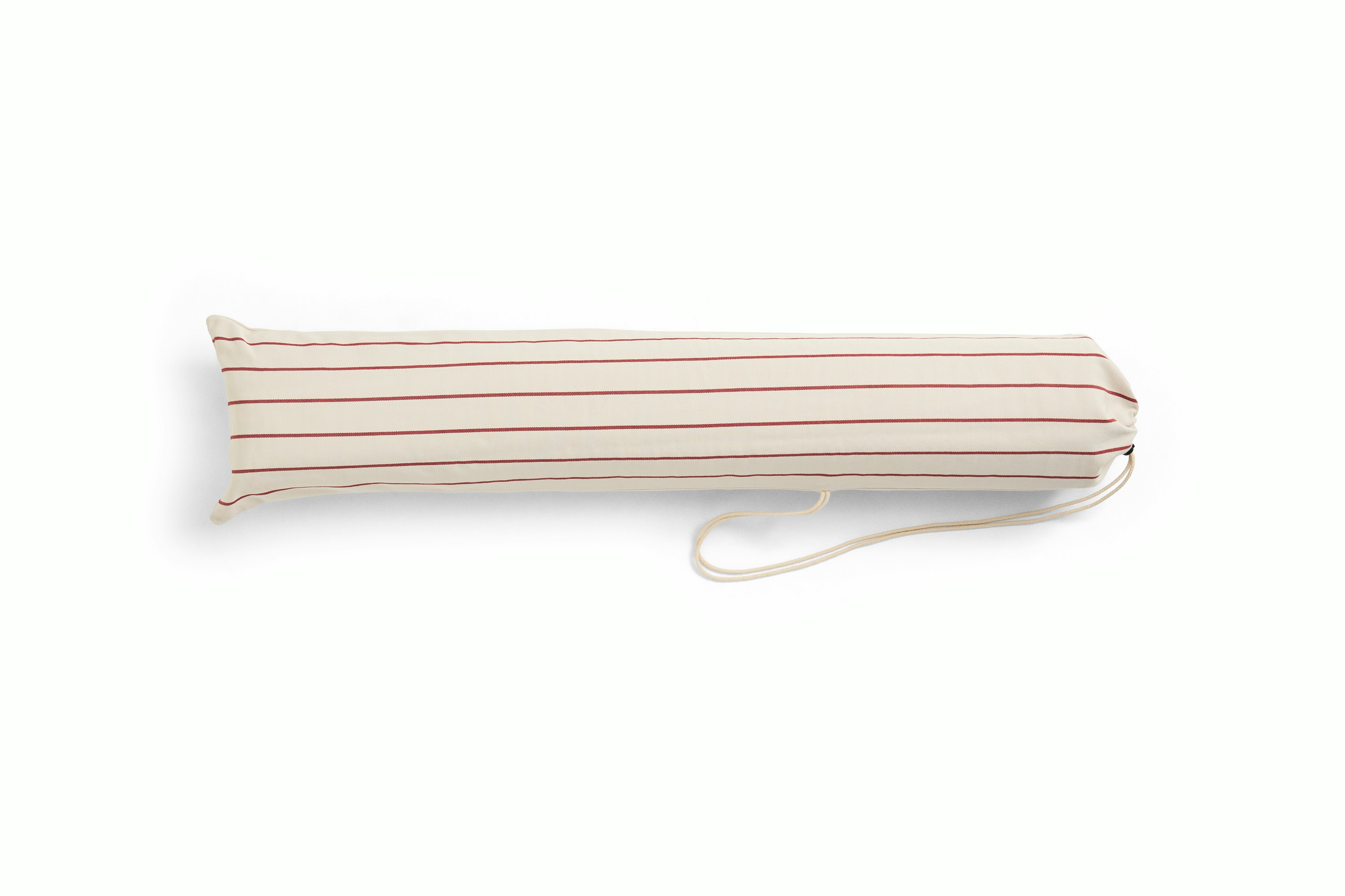 Outdoor Market Sofa Cushion - Beige With Red Stripe