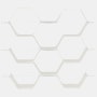 Honeycomb Modular Shelving 6 Cells - Configuration D, Vertical, White