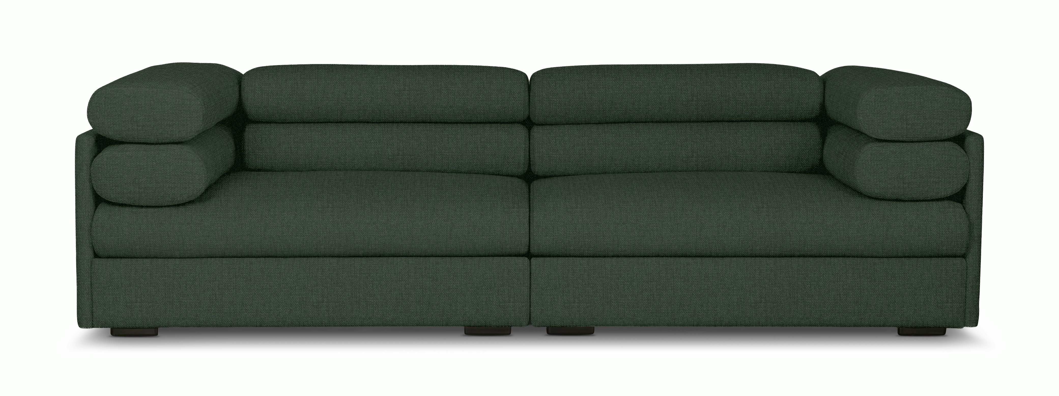 Elogio Sofa - Three Seater,  Belsuede,  012 (Dark Green)