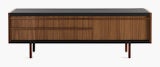 New Canaan Media Unit - black,  walnut New Canaan Media Unit - black,  walnut