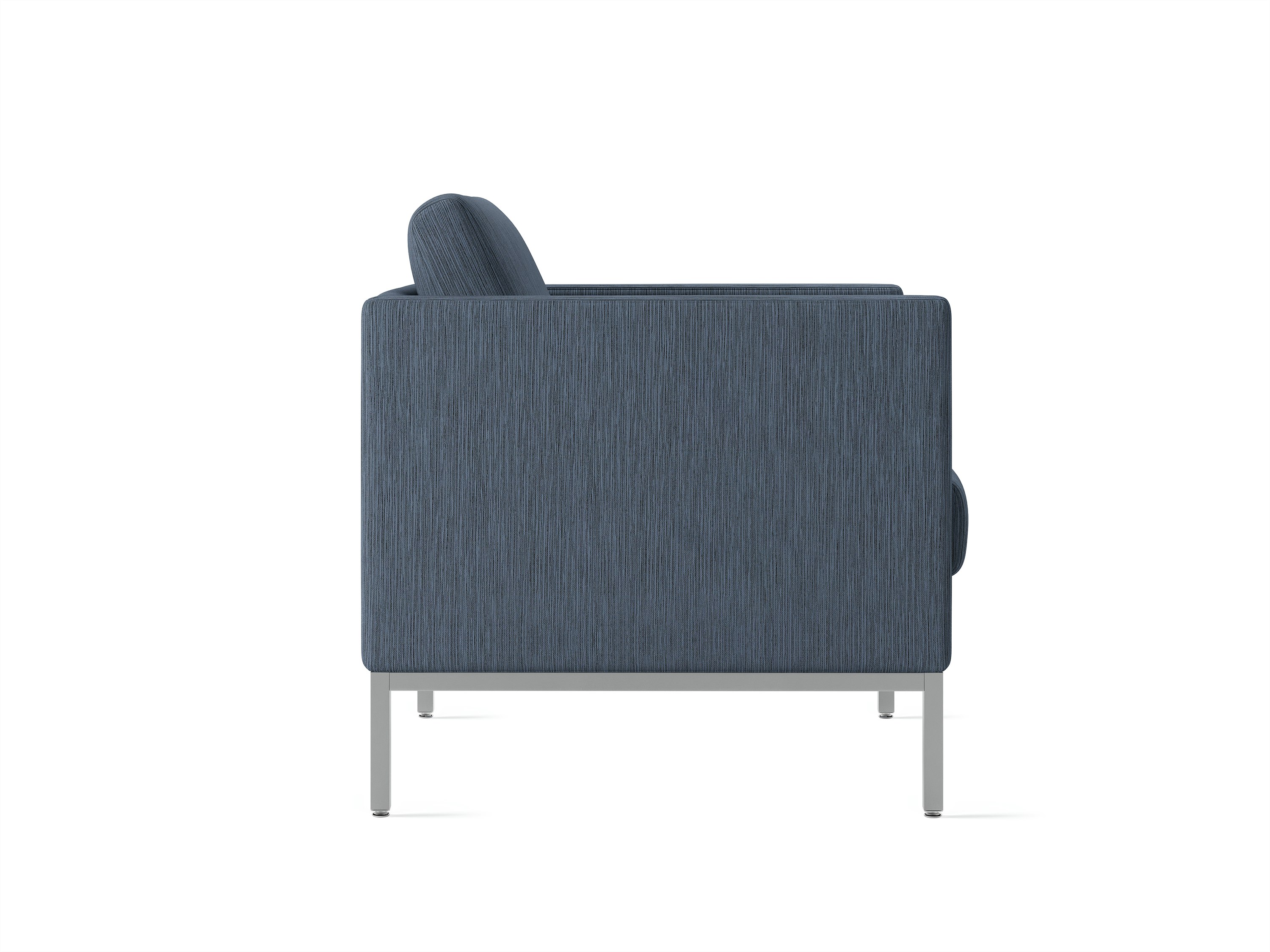 Riva Lounge Chair, Side, Blue