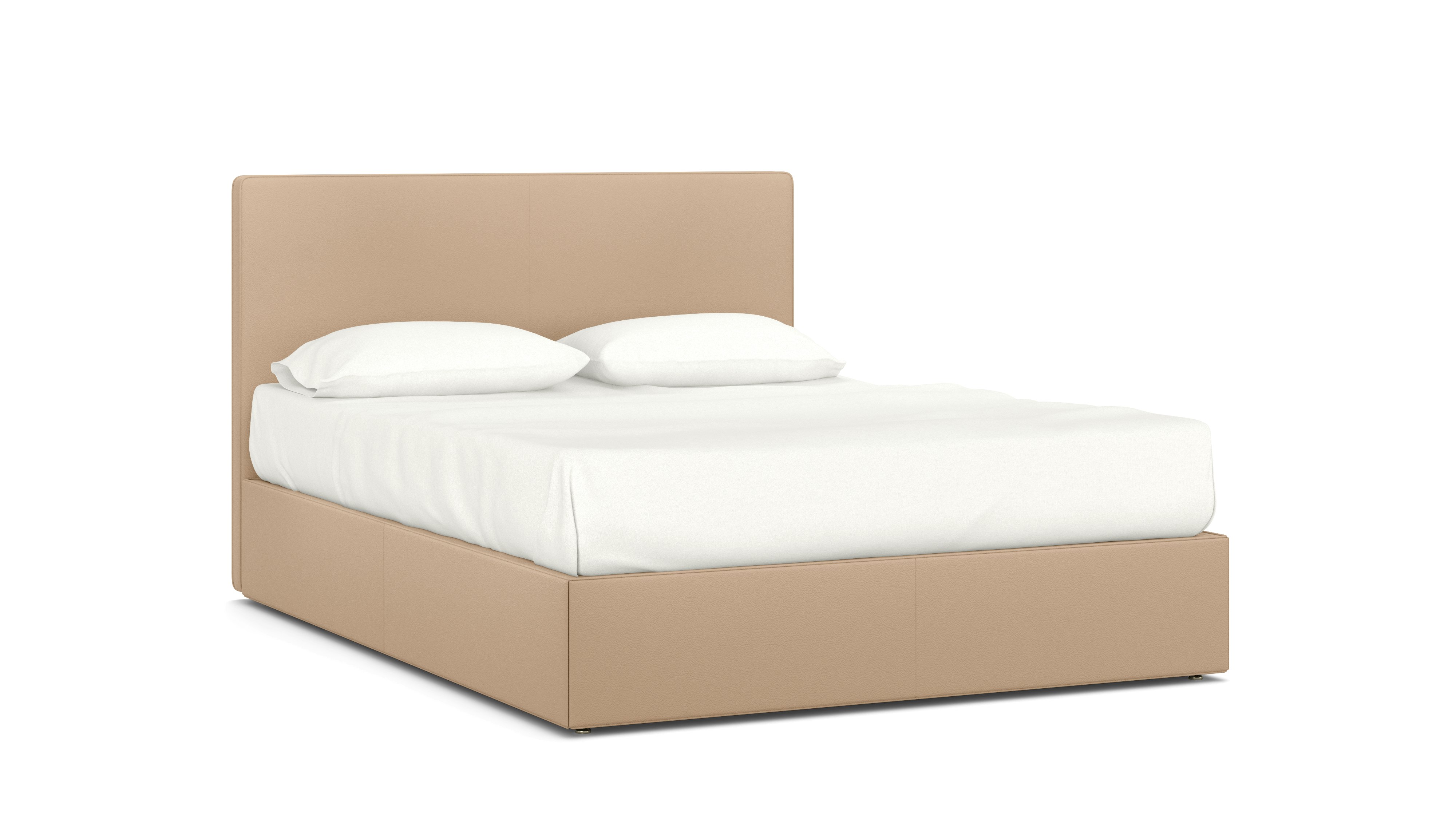 A Hule Bed in Balsa viewed from an angle.