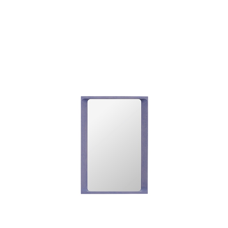Arced mirror 80x55 light lilac