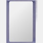 Arced mirror 80x55 light lilac