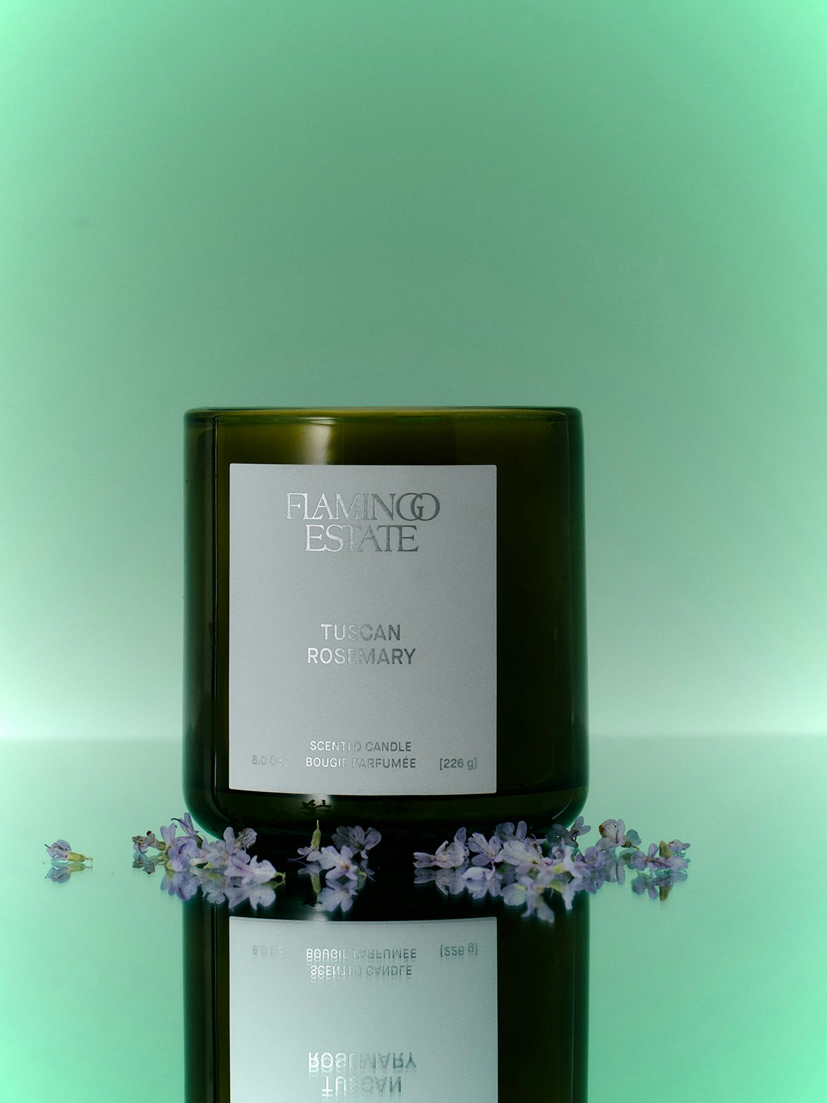 Flamingo Estate 8oz Scented Candle - Tuscan Rosemary
