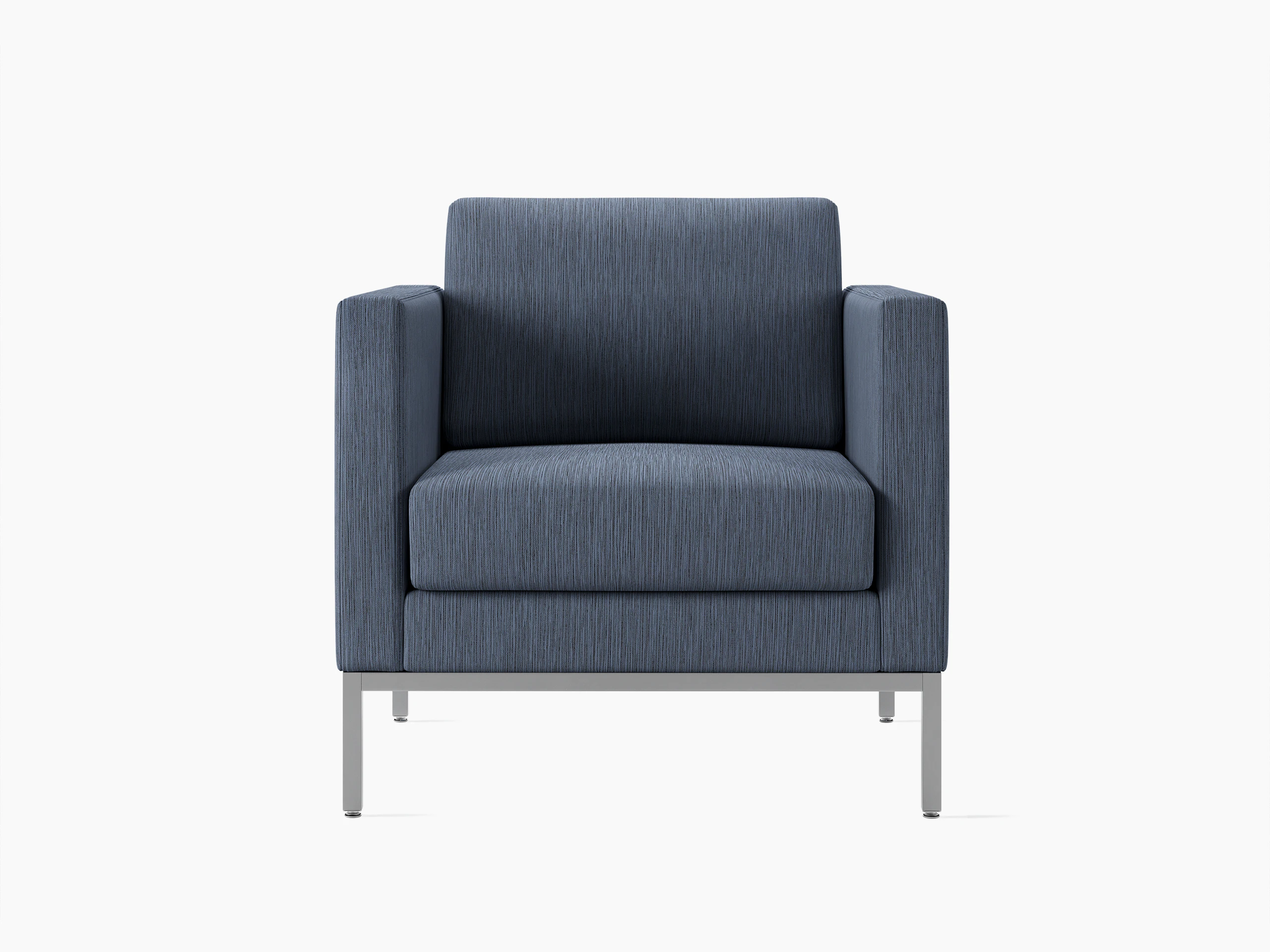 Riva Lounge Chair, Front, Blue