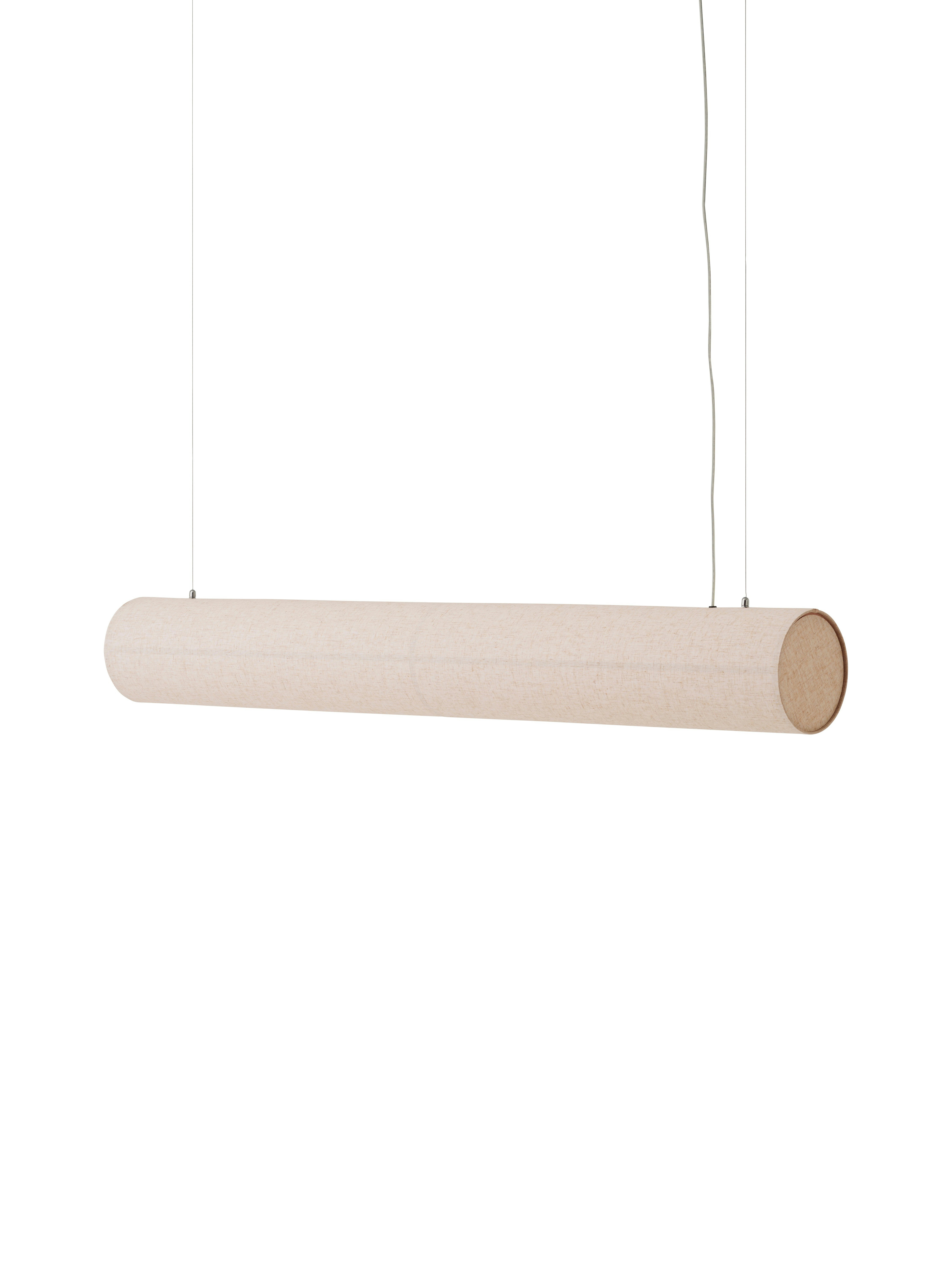 A Hashira Linear Pendant Lamp  viewed from the front.