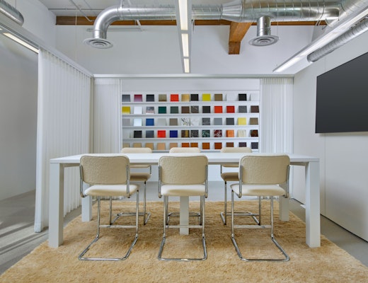 MillerKnoll Toronto Showroom with Cesca Stools MillerKnoll Toronto Showroom Cesca Stool