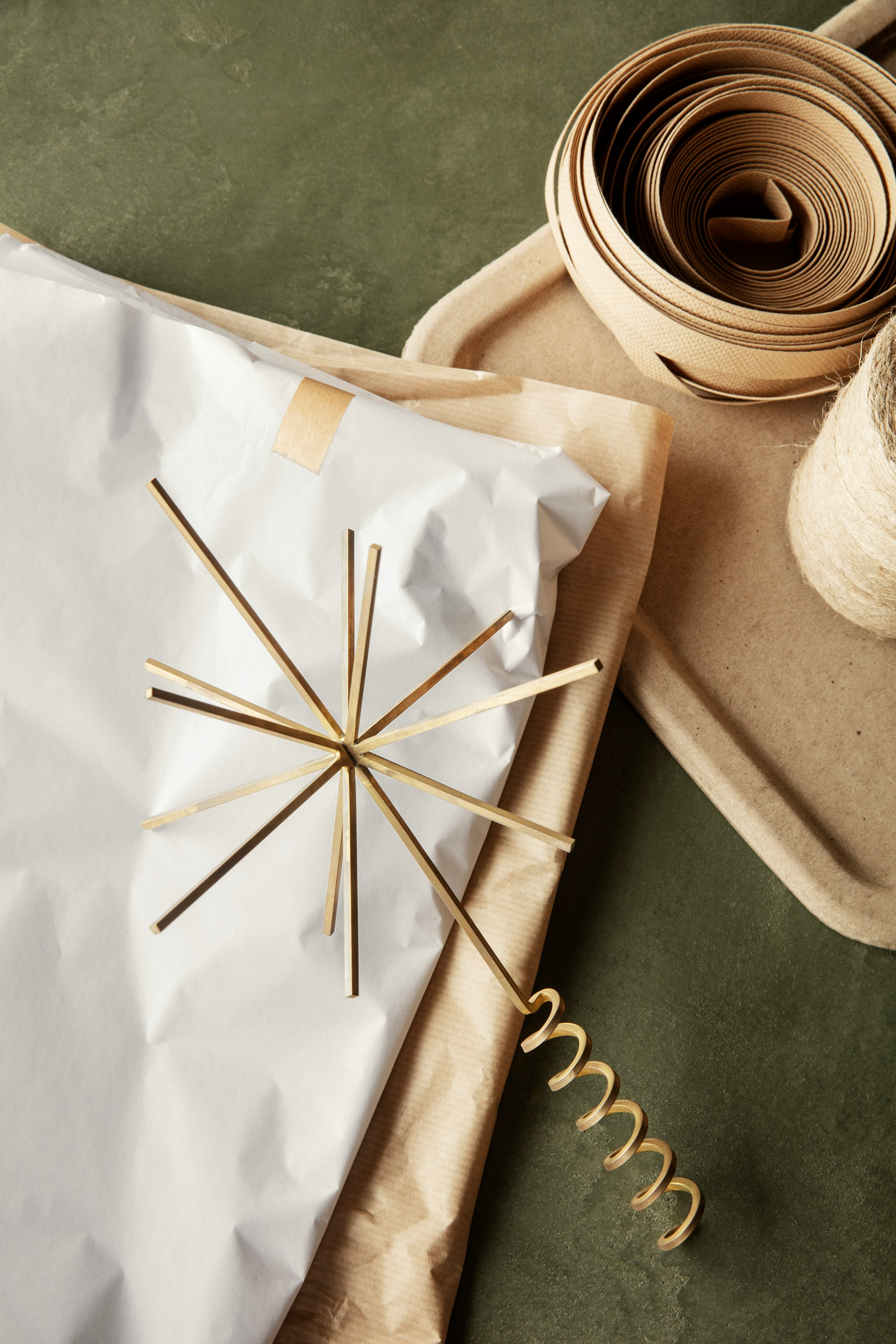 Brass Christmas Tree Top Star