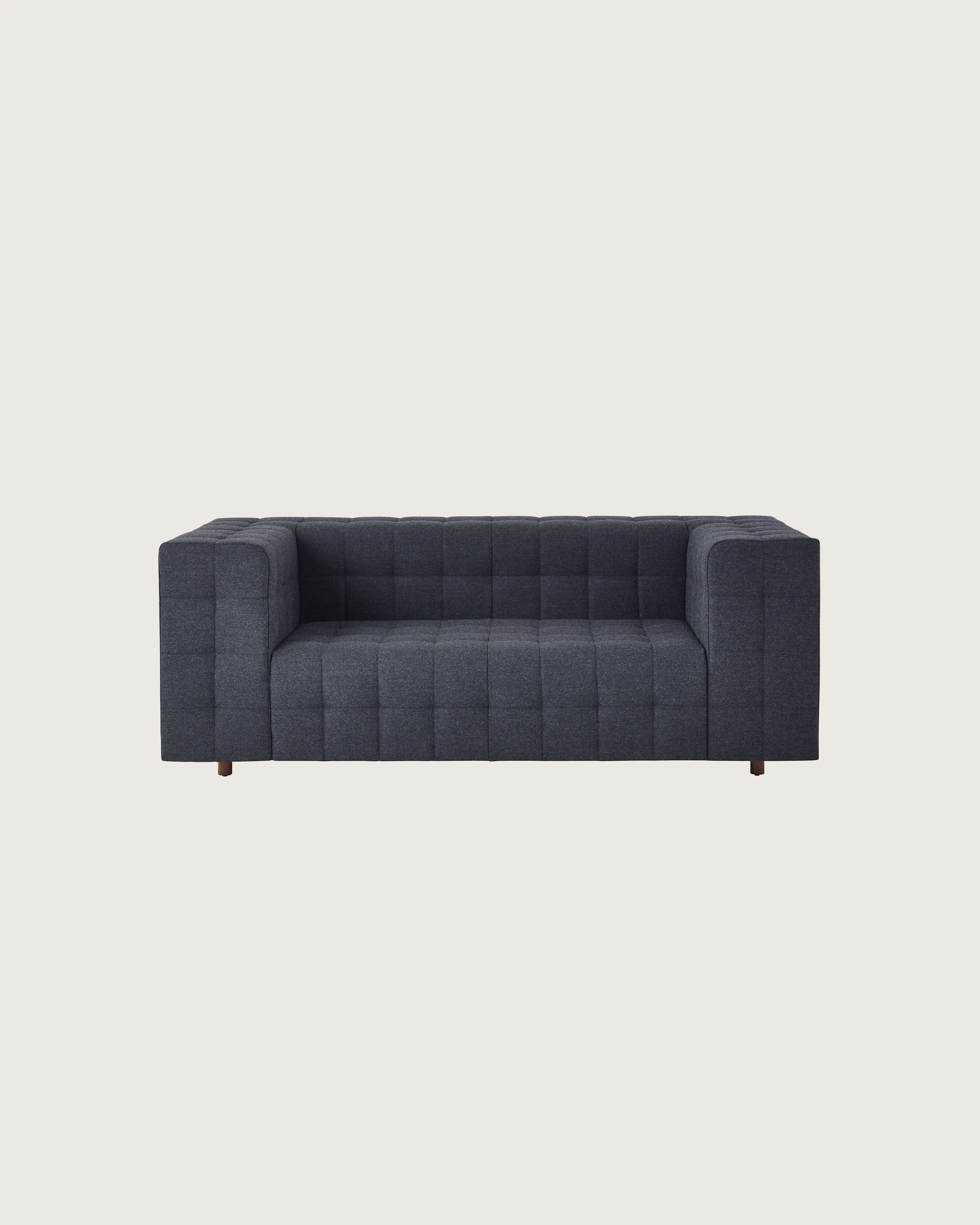 Rapport Sette with walnut legs.