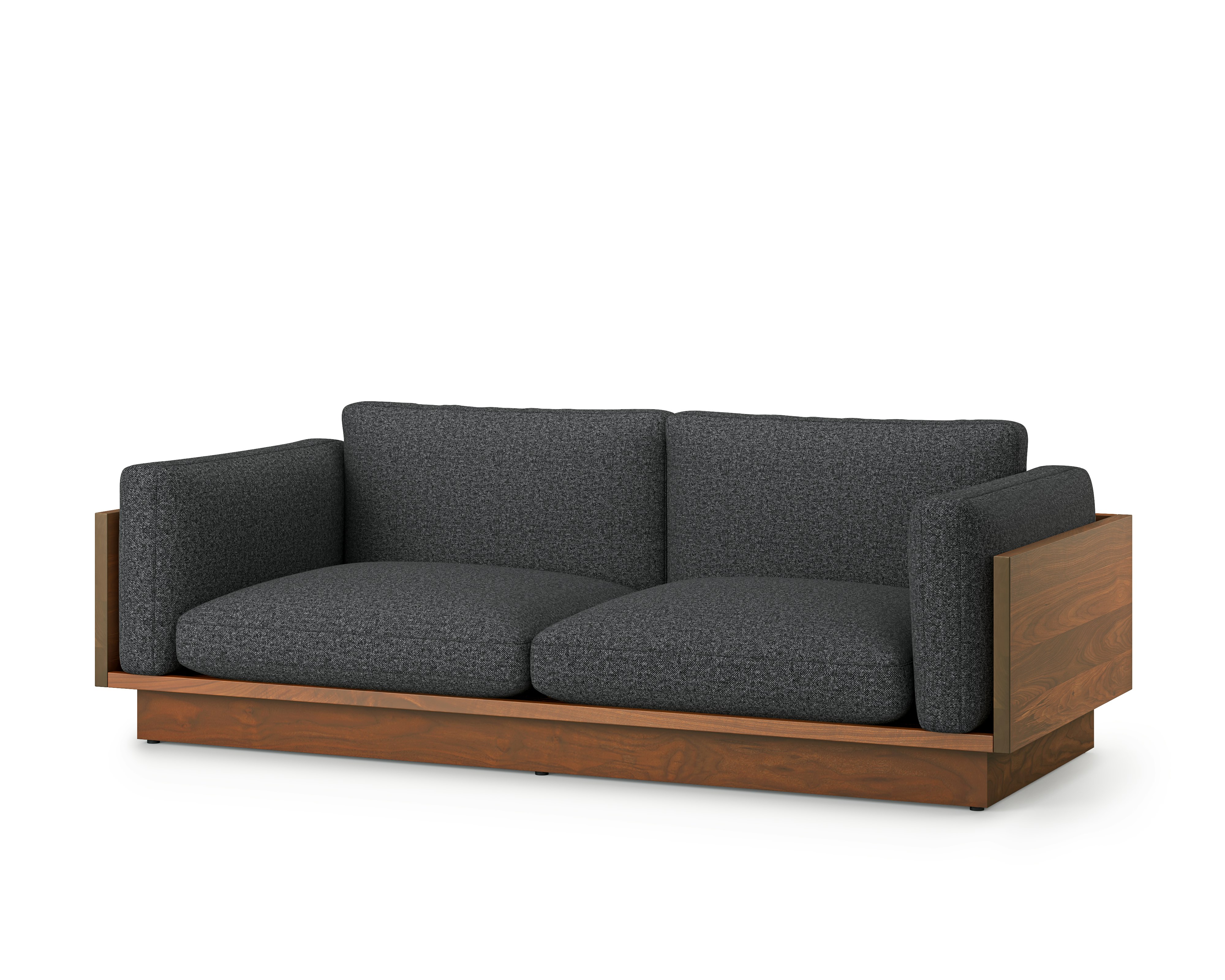 Pawson Drift Sofa - 93 inch , Beck, Molecule, Tudor Walnut