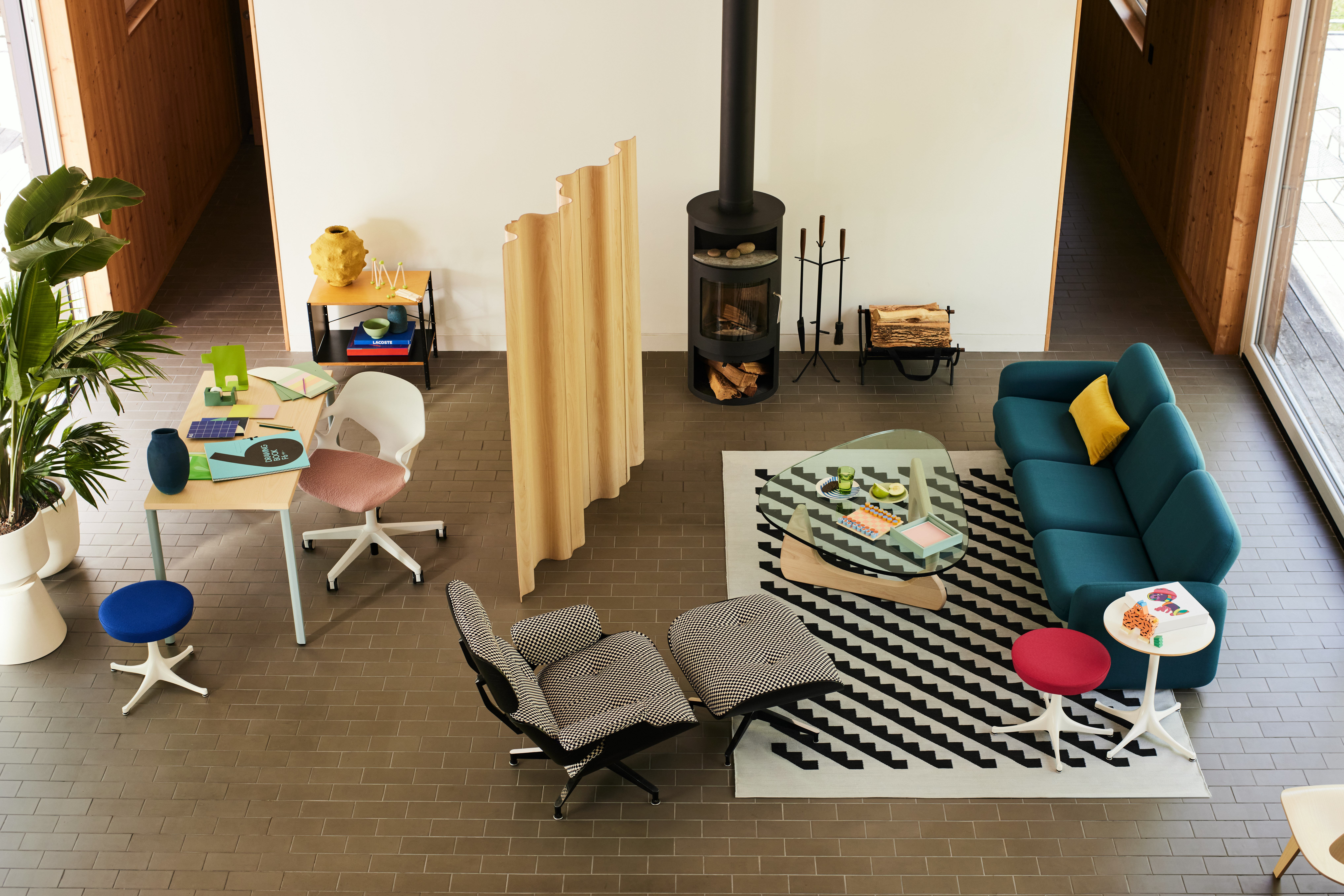 Eames Molded Plywood Folding Screen