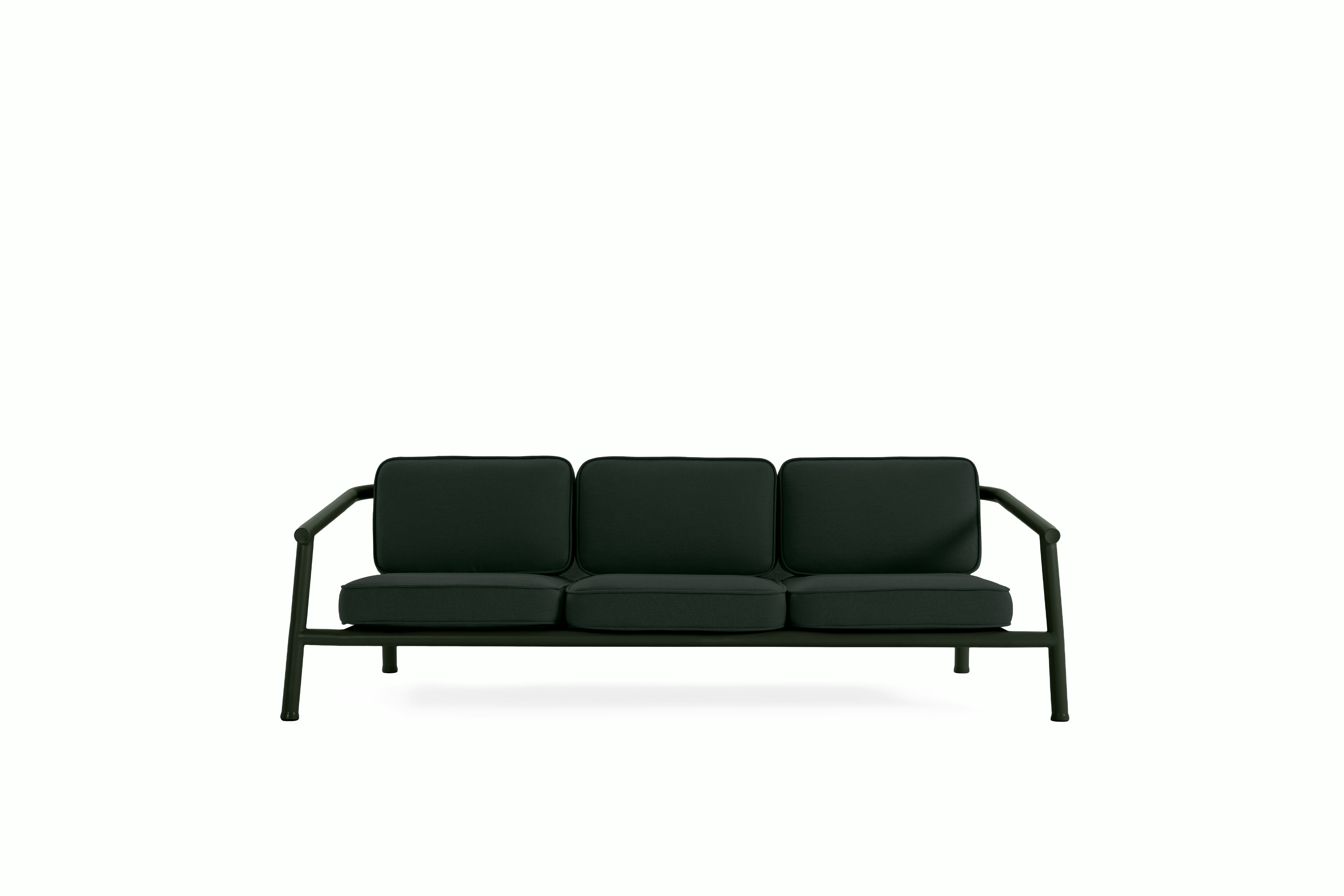 Campus Outdoor Sofa, Three Seater