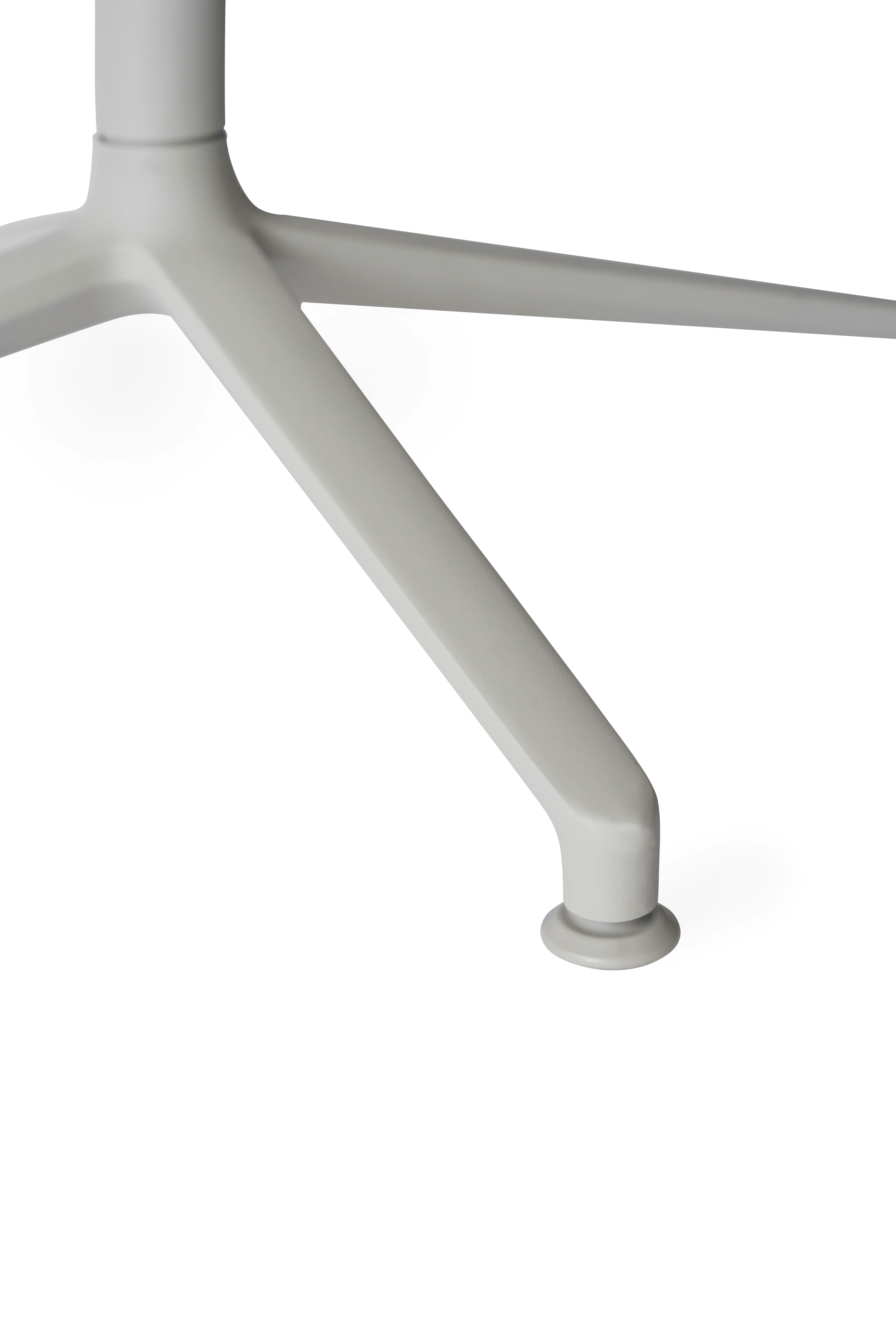 A detailed look at the Vipp717 Open-Air Cafe Table.