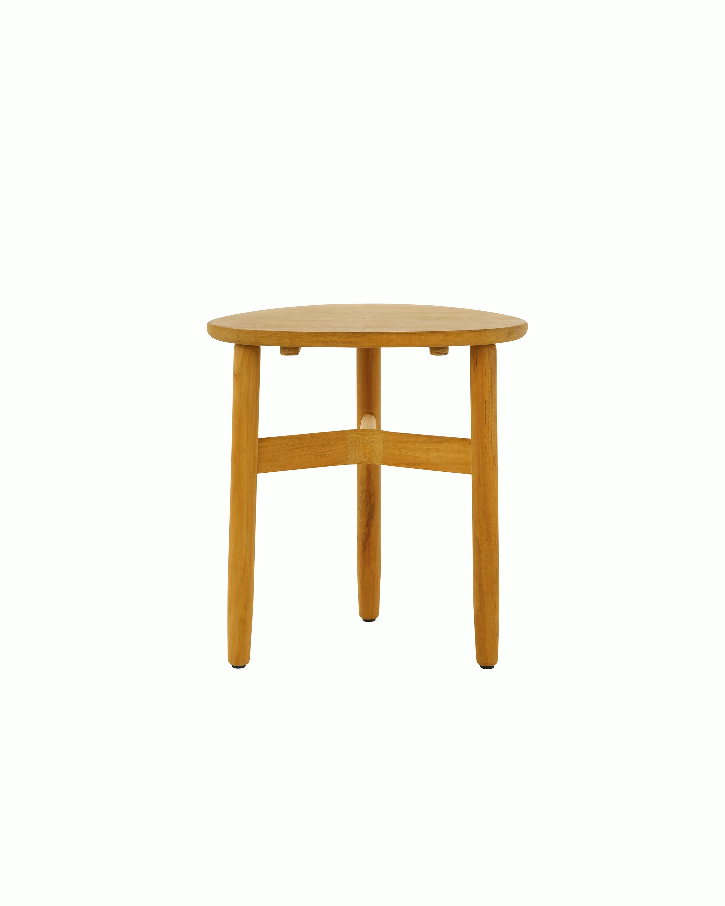 Crosshatch Outdoor Side Table in Trilobe.