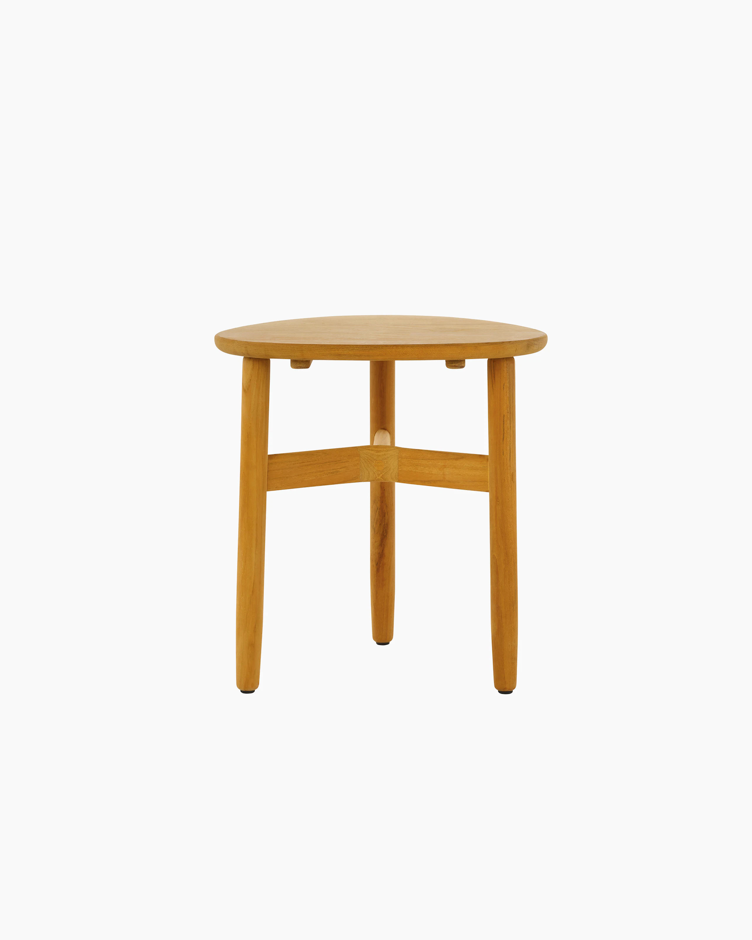 Crosshatch Outdoor Side Table in Trilobe.