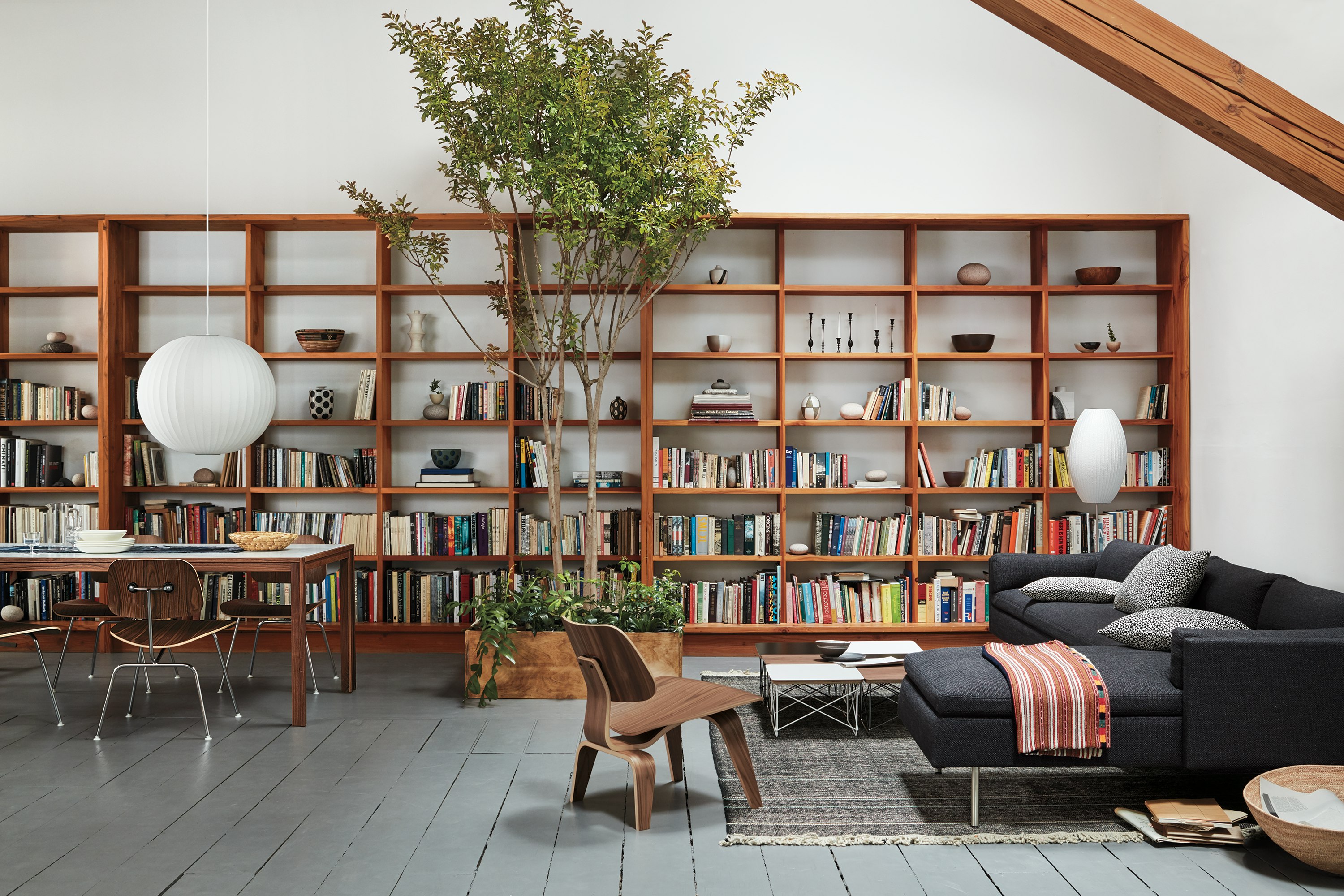 Eames Molded Plywood Lounge Chair Wood Base (LCW)