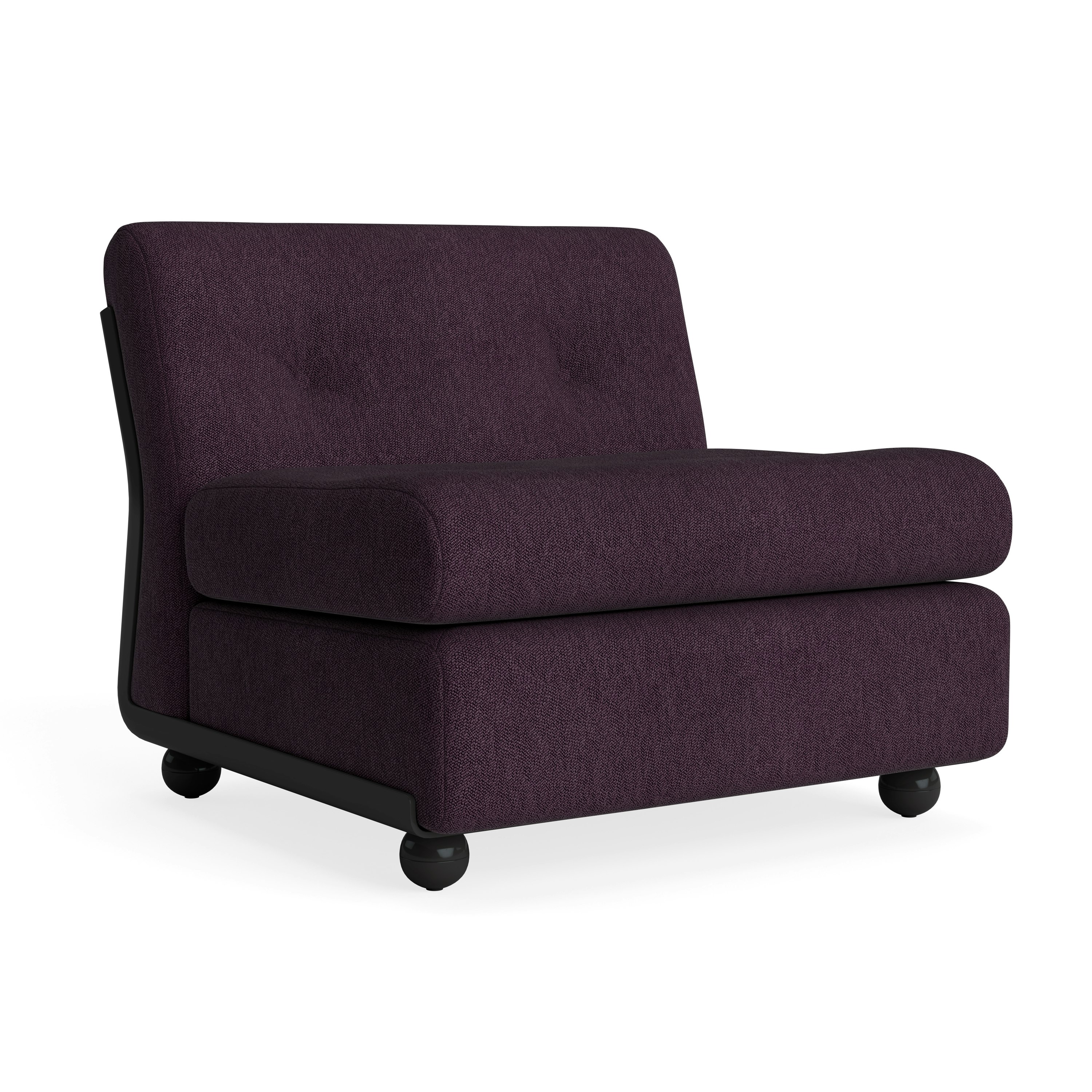 Amanta Chair - Turf, Burgundy, Anthracite