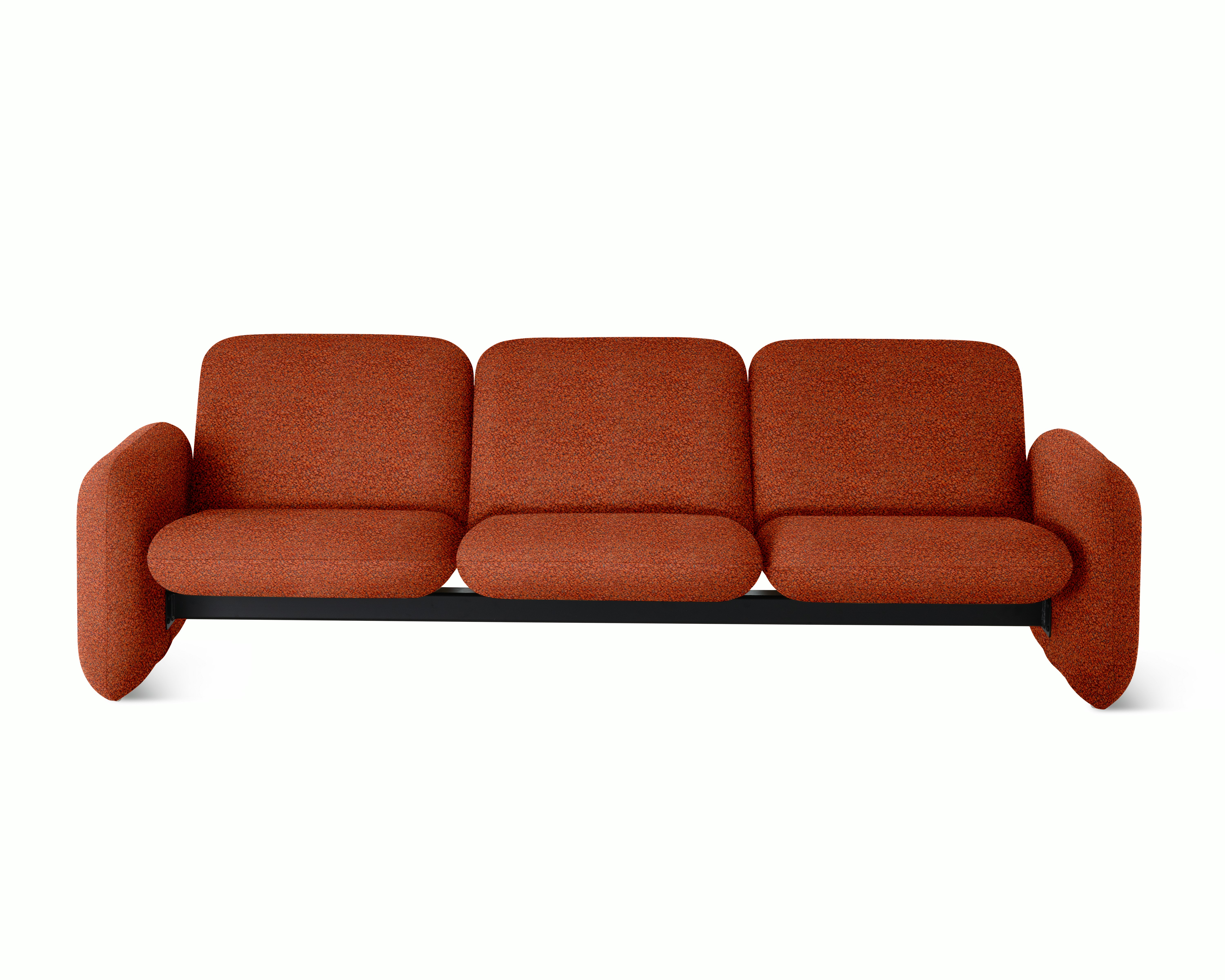 Wilkes Modular Group Three Seat Sofa - Whim,  Terra Cotta