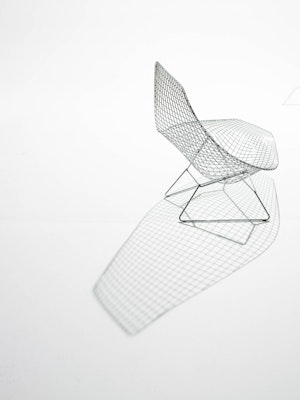 Bertoia Asymmetric Chaise