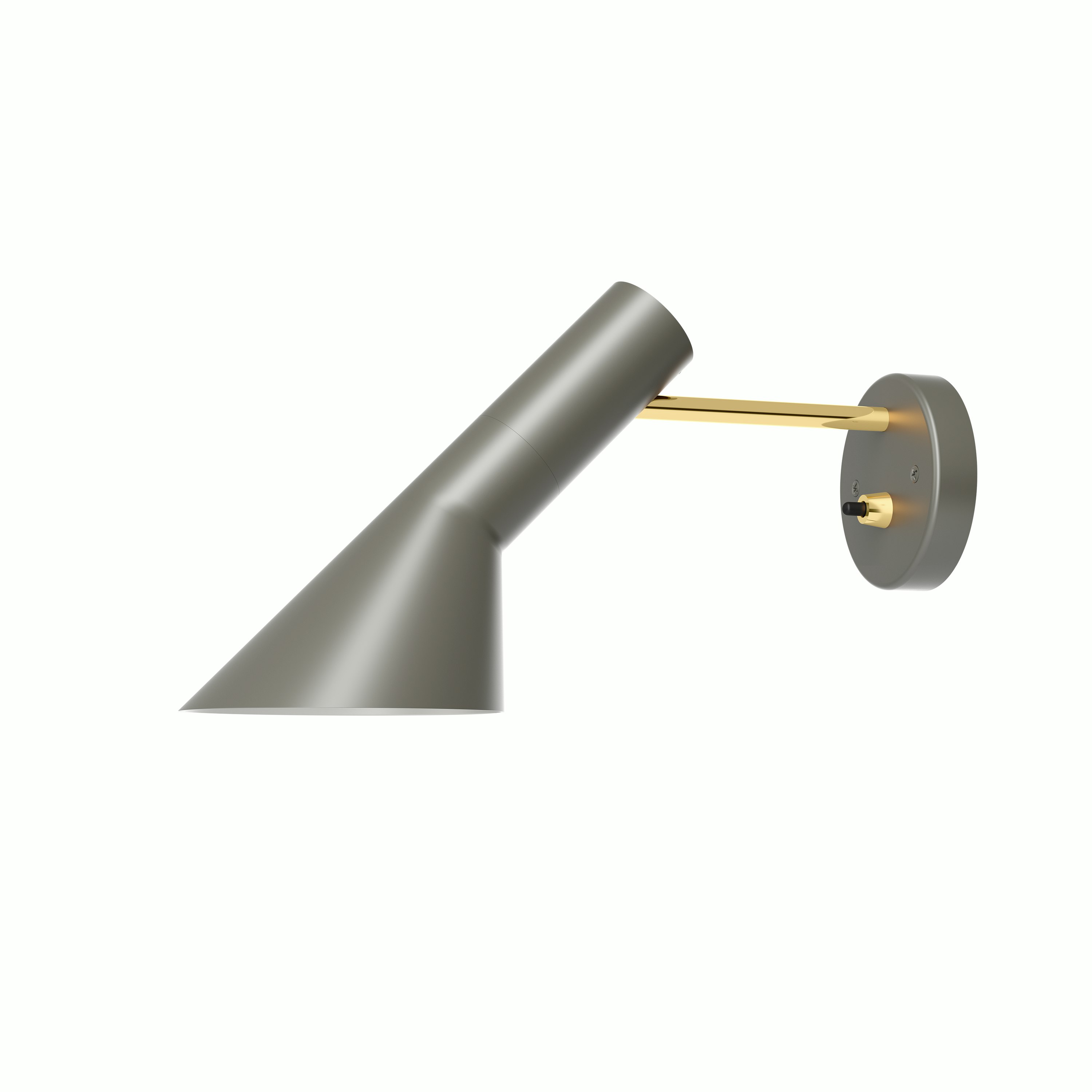 AJ Wall Sconce - Warm Grey / Brass