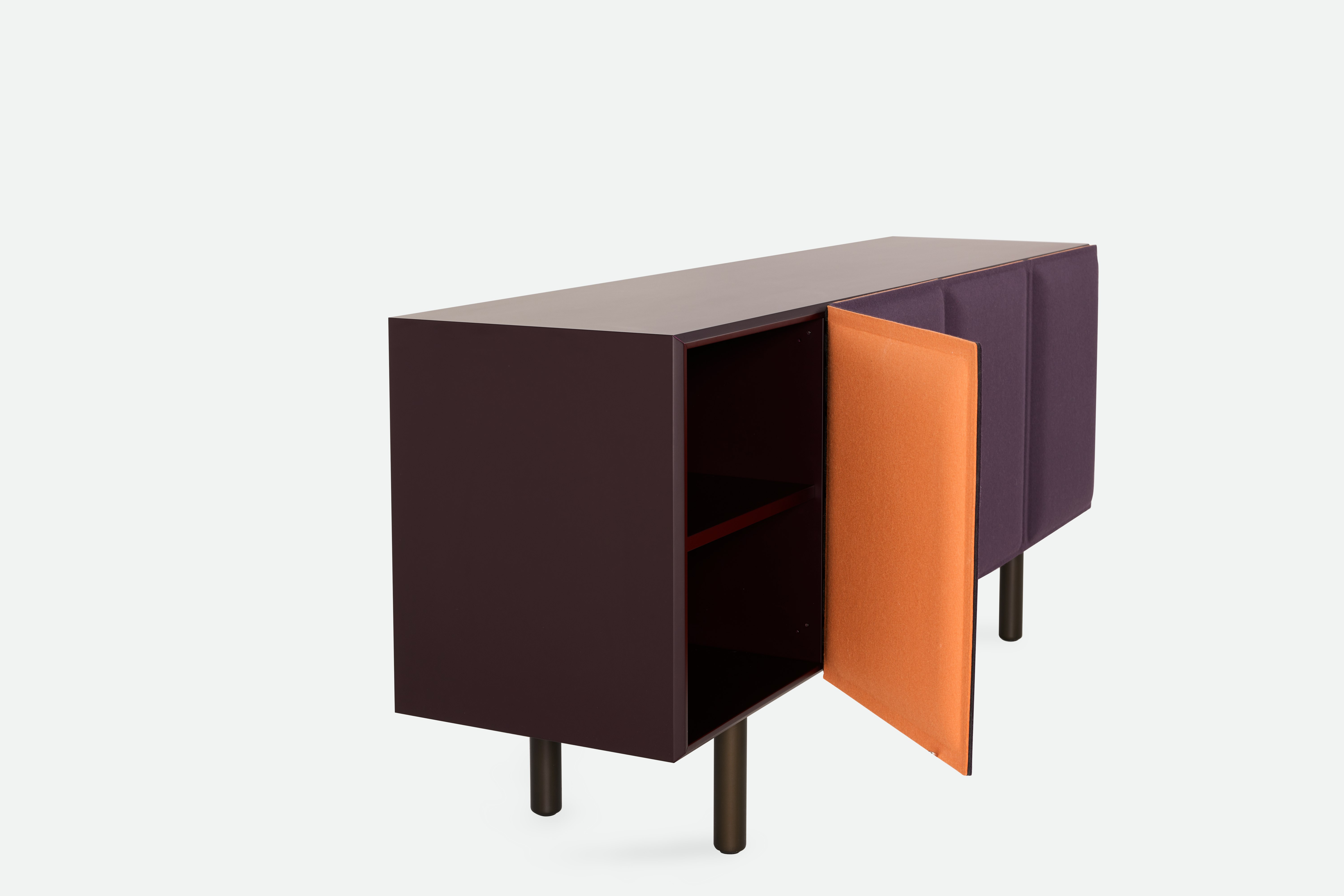 Tacito Sideboard - navy,  orange