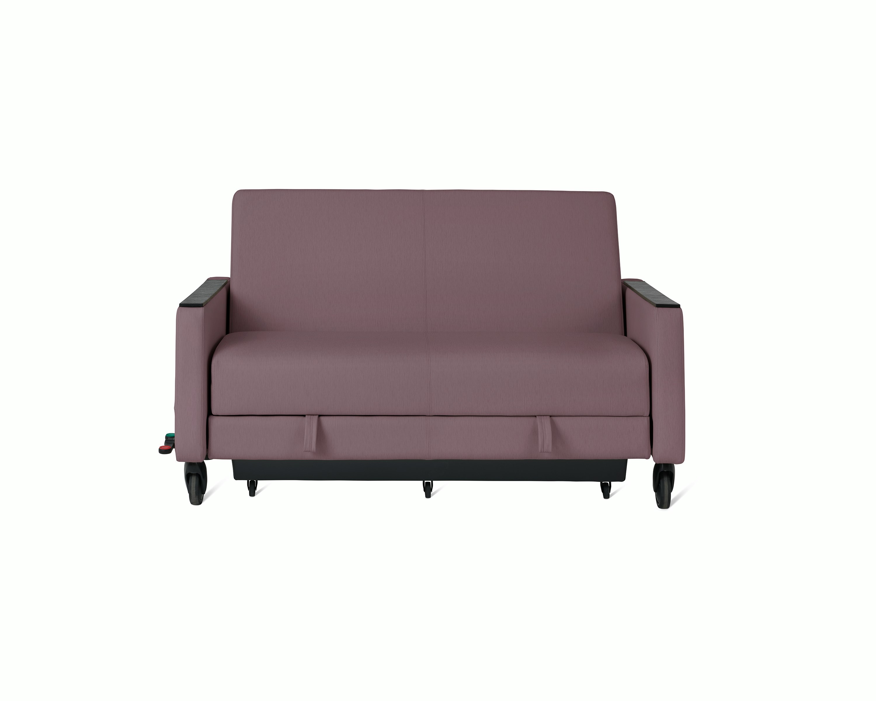 Gemma Sleep Settee viewed from the front in the seated position.
