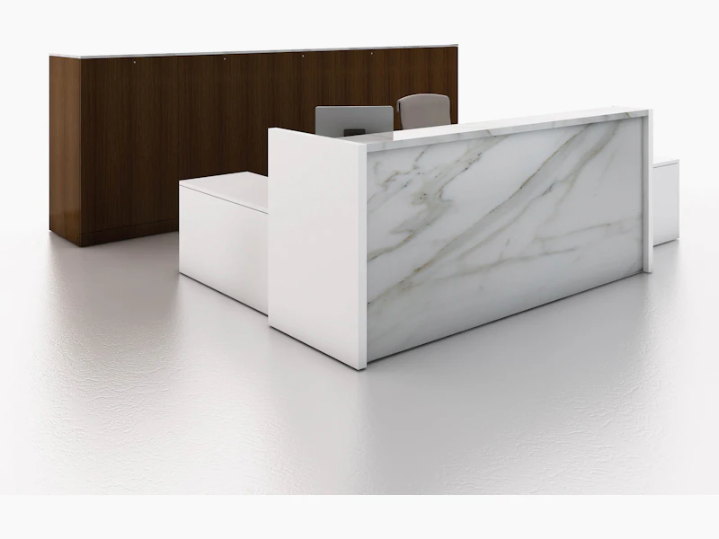 NeoCon 2013 Reff Profiles Reception Desk with Marble