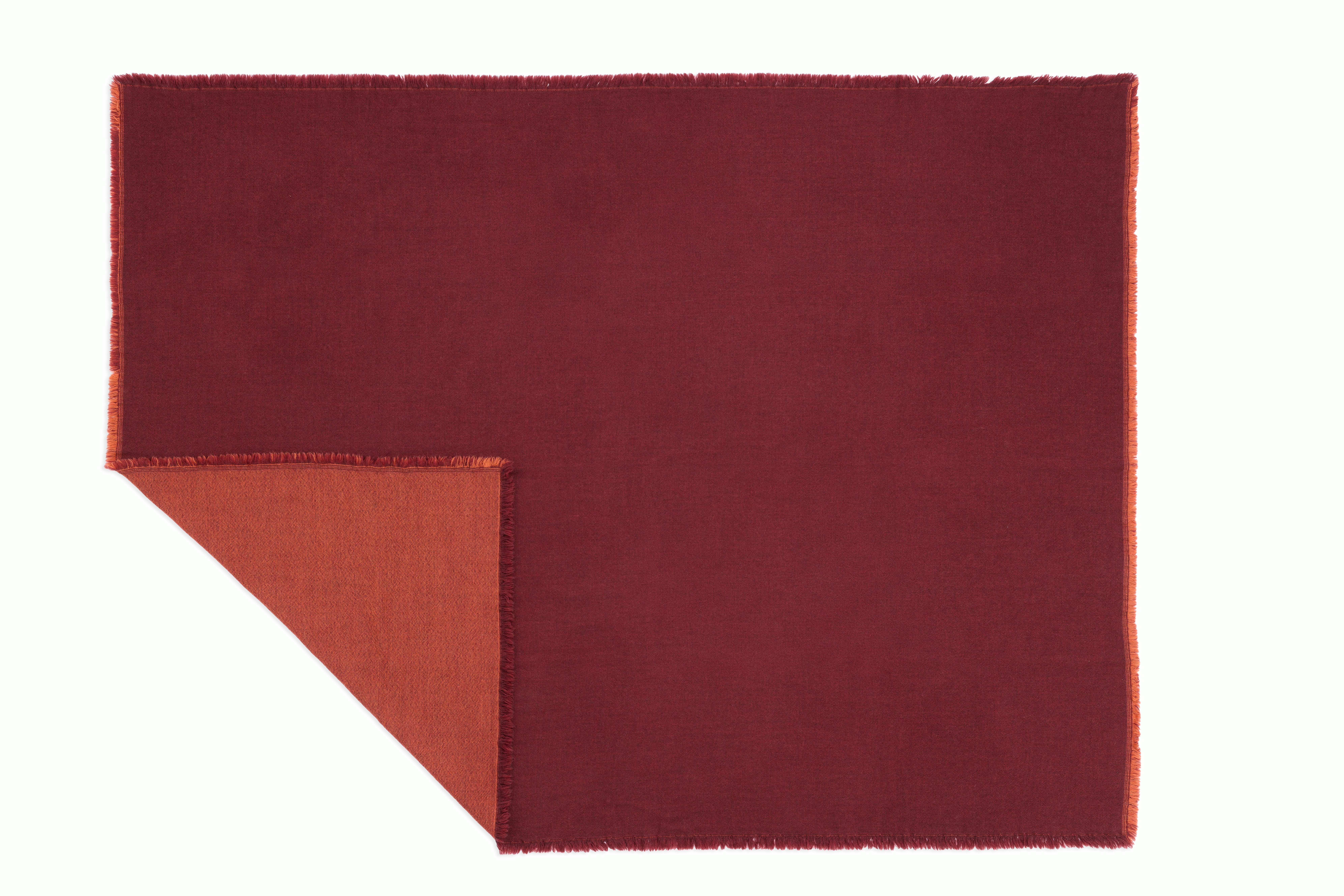 Gabriel Throw - Bordeaux, 6' x 9'
