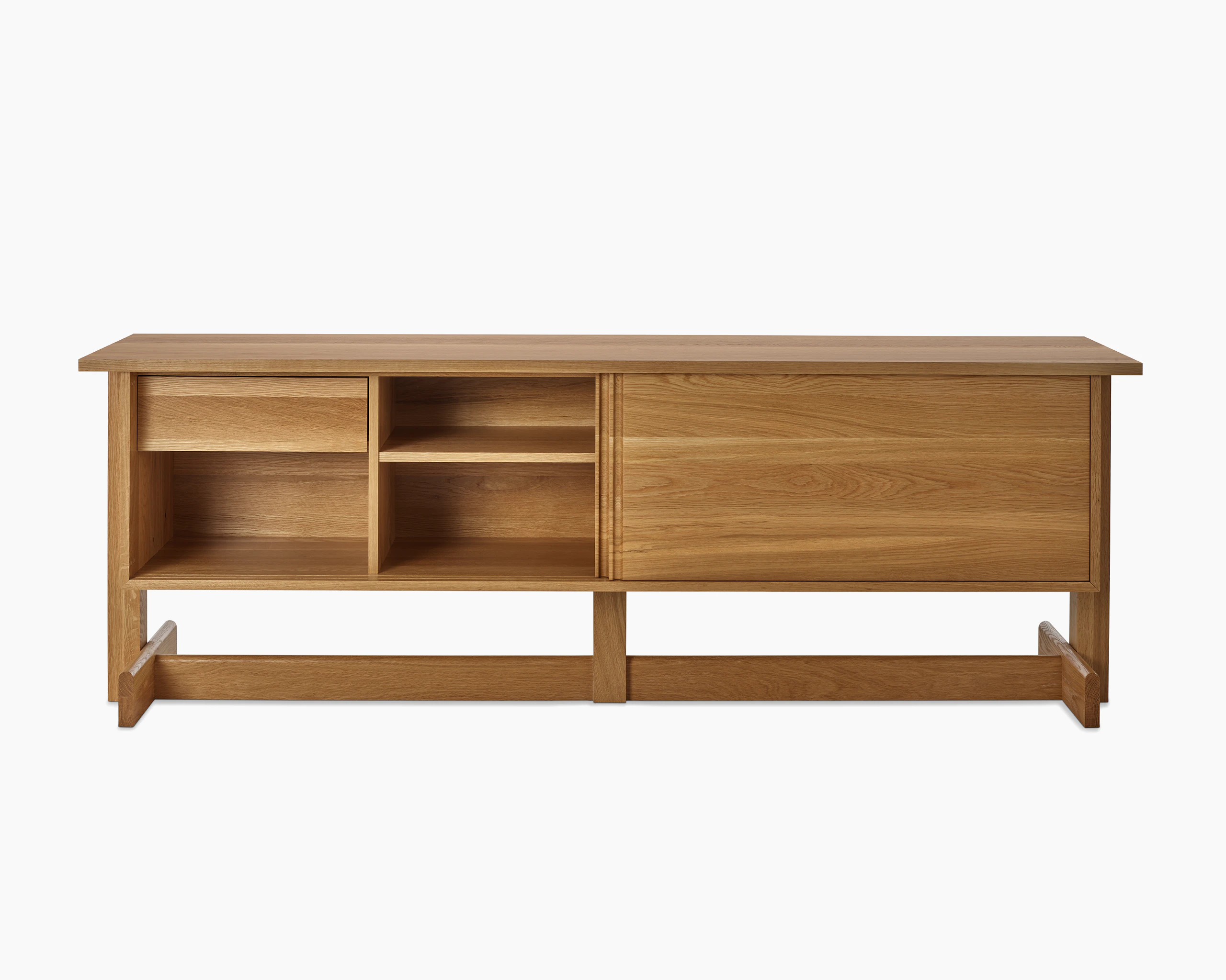 Land Storage, Credenza 85", Oak