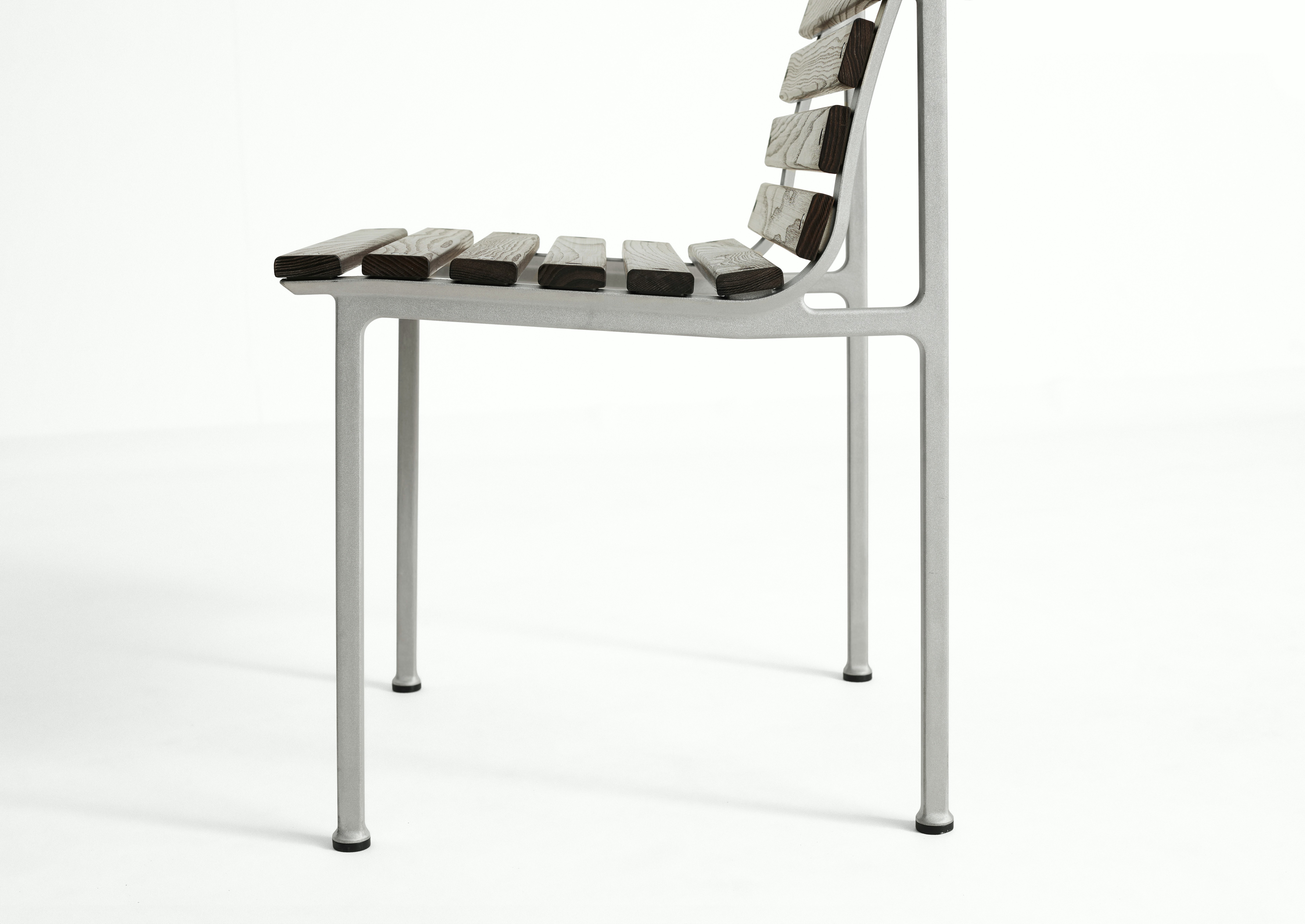 Traverse Side Chair - Heat Treated Ash, Lacquered Aluminum Frame