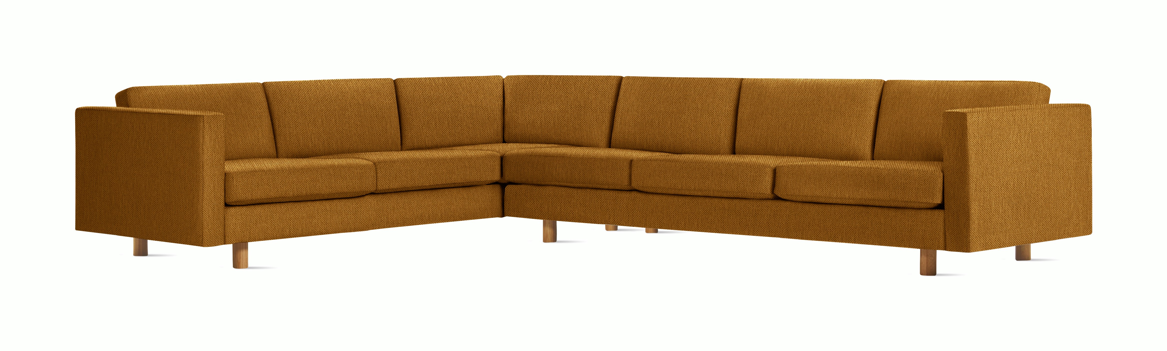 Lispenard Corner Sectional - 15 H,  Left,  Mode - Nutmeg,  Oak